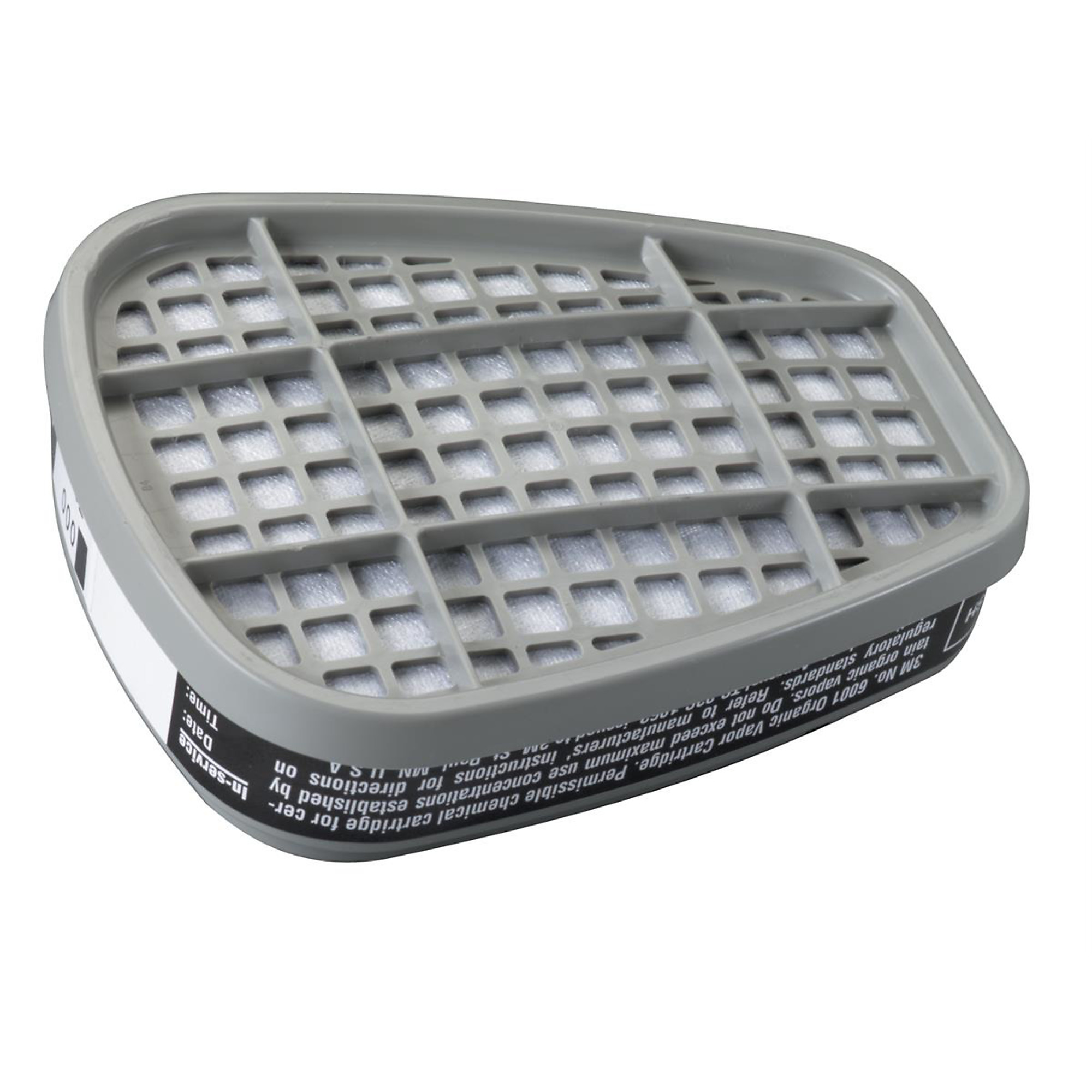 3M Organic Vapor Cartridge — Bayonet Style Attachment, Trapezoid Design, Model# MMM7046