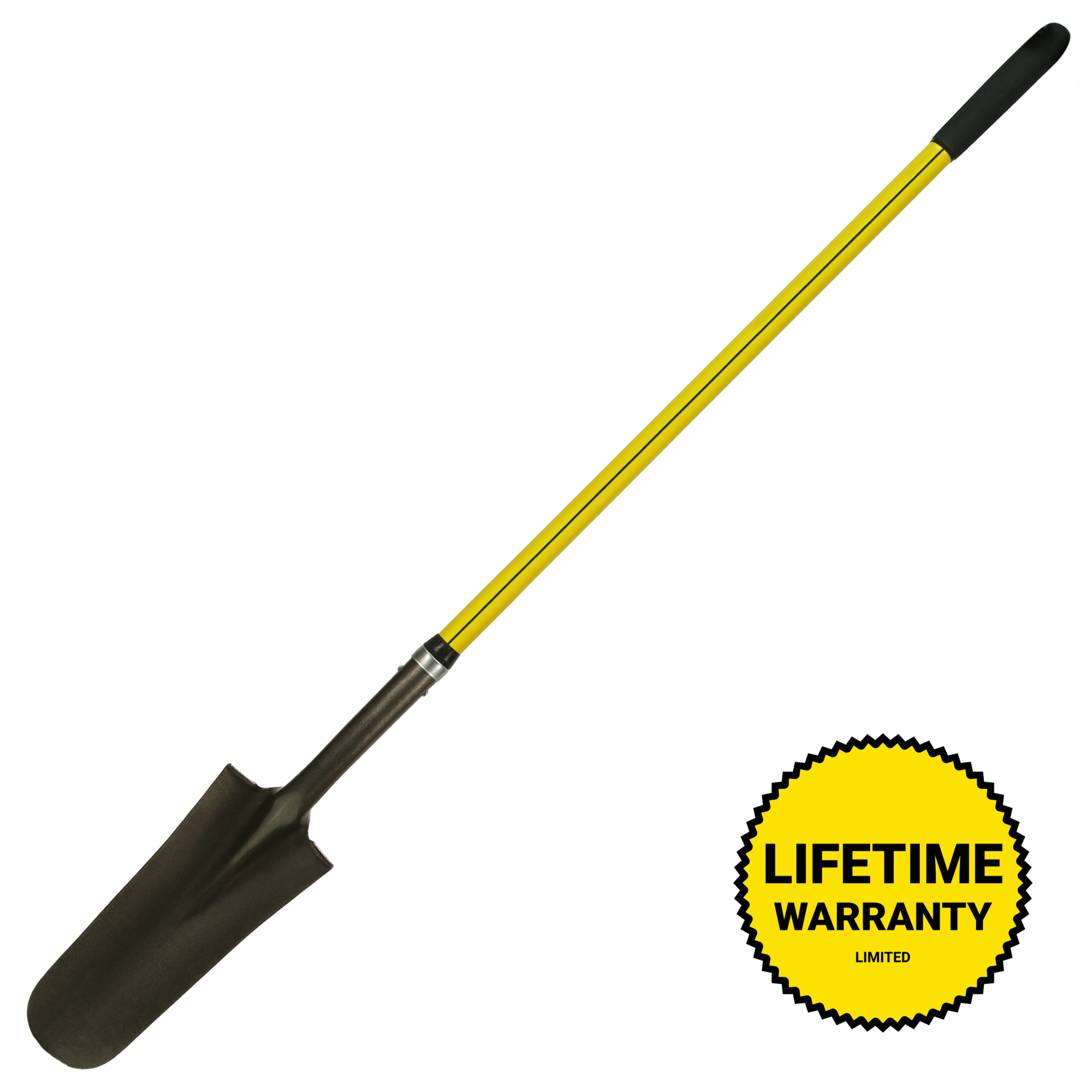 Nupla Sharp Shooter Drain Spade — 48in. Fiberglass Handle, Heavy-Duty 14-Ga. Steel Blade, Model# 75.69-275