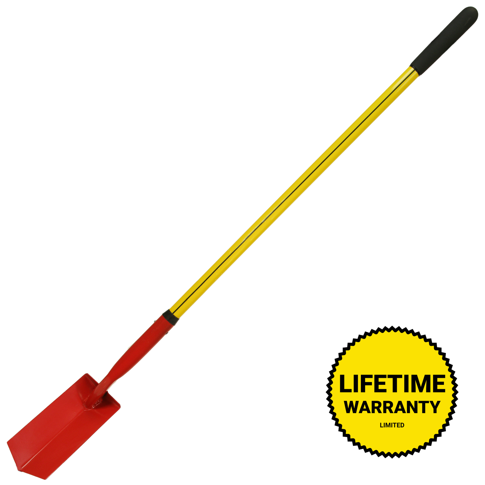 Nupla V-Type Trenching Shovel — 5in. Wide 14-Ga. Steel Blade, 48in. Fiberglass Handle, Model# 75.69-205