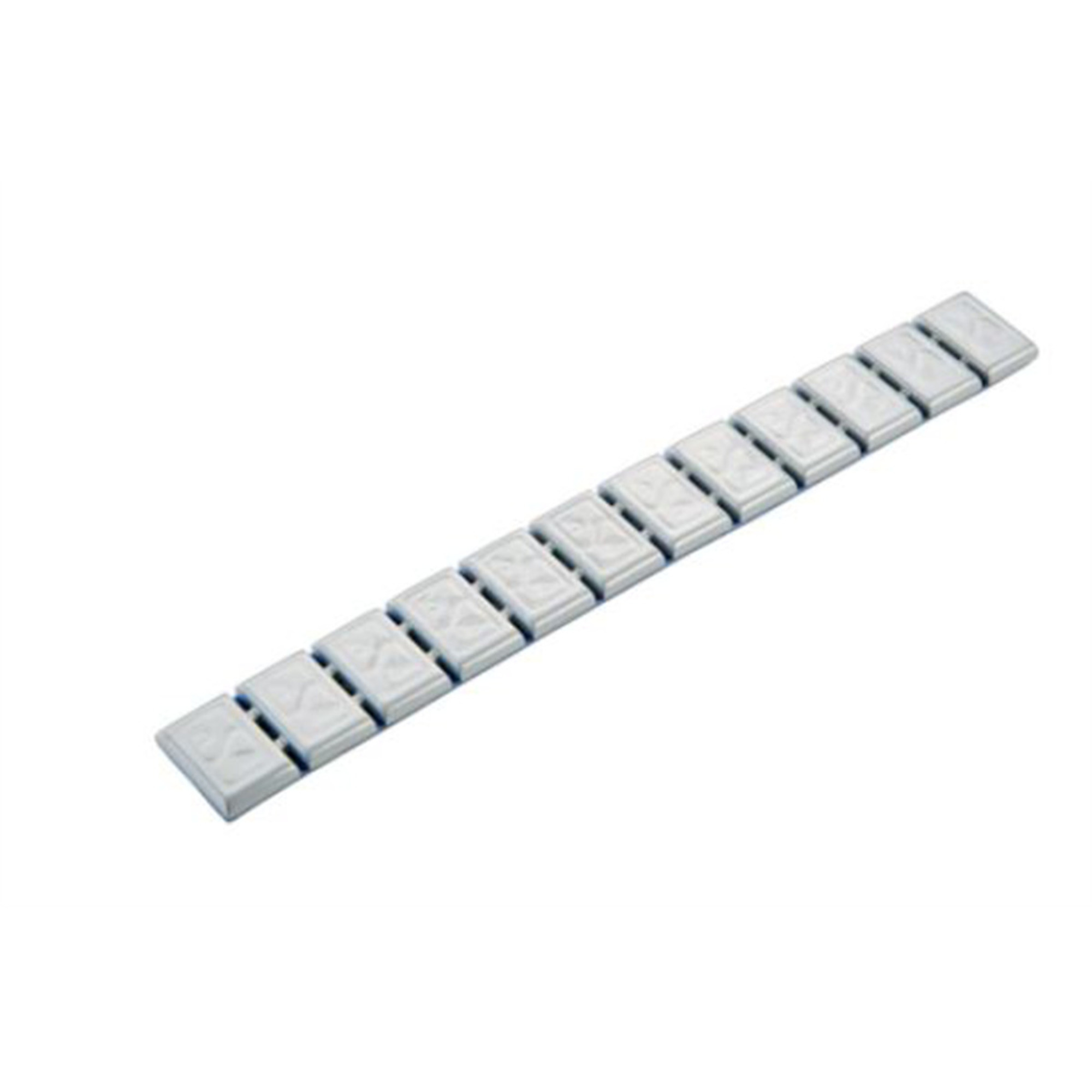 Wegmann Automotive QuickStik Steel Wheel Weights — 0.50 Oz. Segments, 6 Oz. Per Strip, 28 Strips, Grey Coating, Model# PWW300224FE