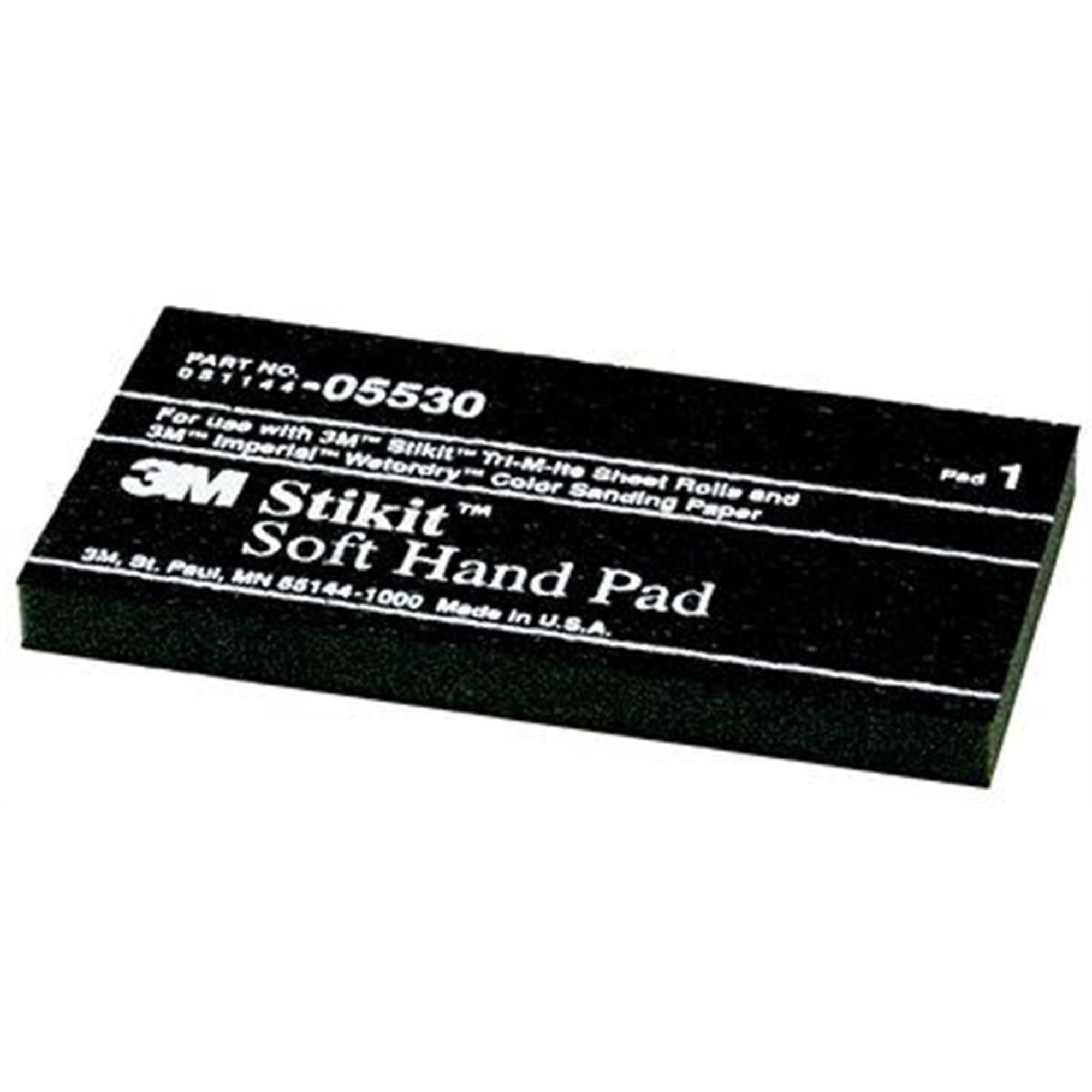 3M Stikit Soft Hand Pad — Ideal for Contour and Light Scuff Sanding, Model# MMM5530