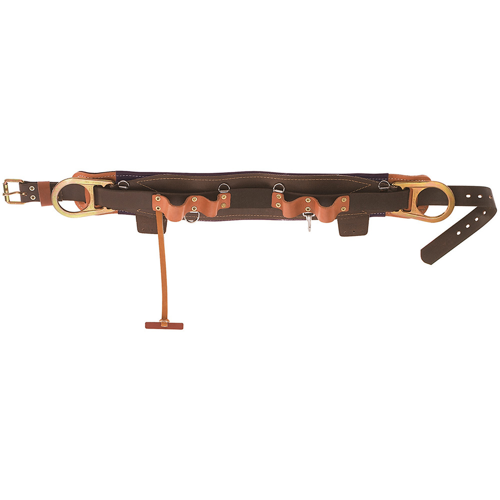 Klein Tools Fixed Body Belt — 27in., Klein-Kord Belt Pad, Two Pocket Tabs, Model# 5268N-27D