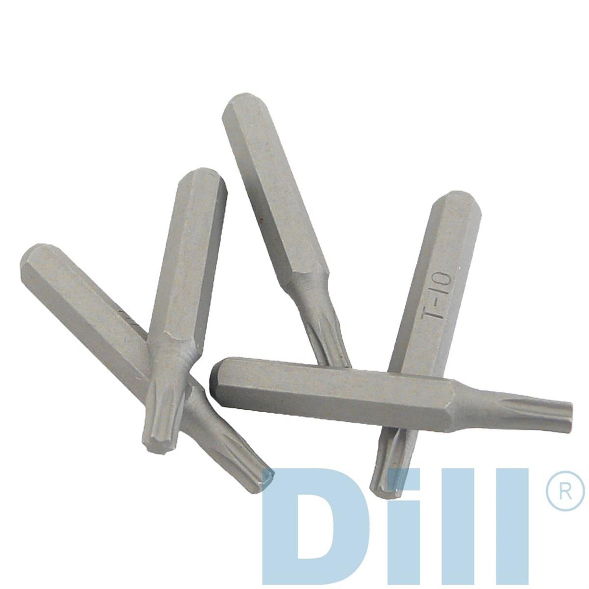 Dill Air Controls Torque Bits — T-10, 5 Pcs, Model# DIL5415-1