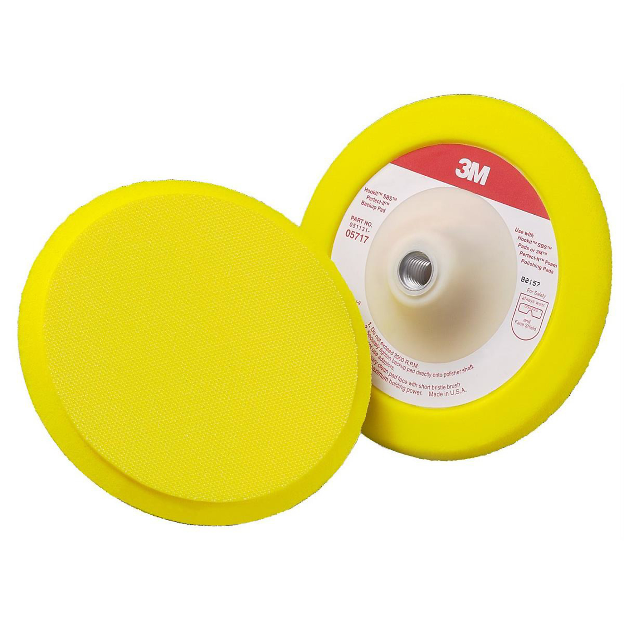 3M Back-Up Pad Hookit — 8in., Quick Change, Model# MMM5717
