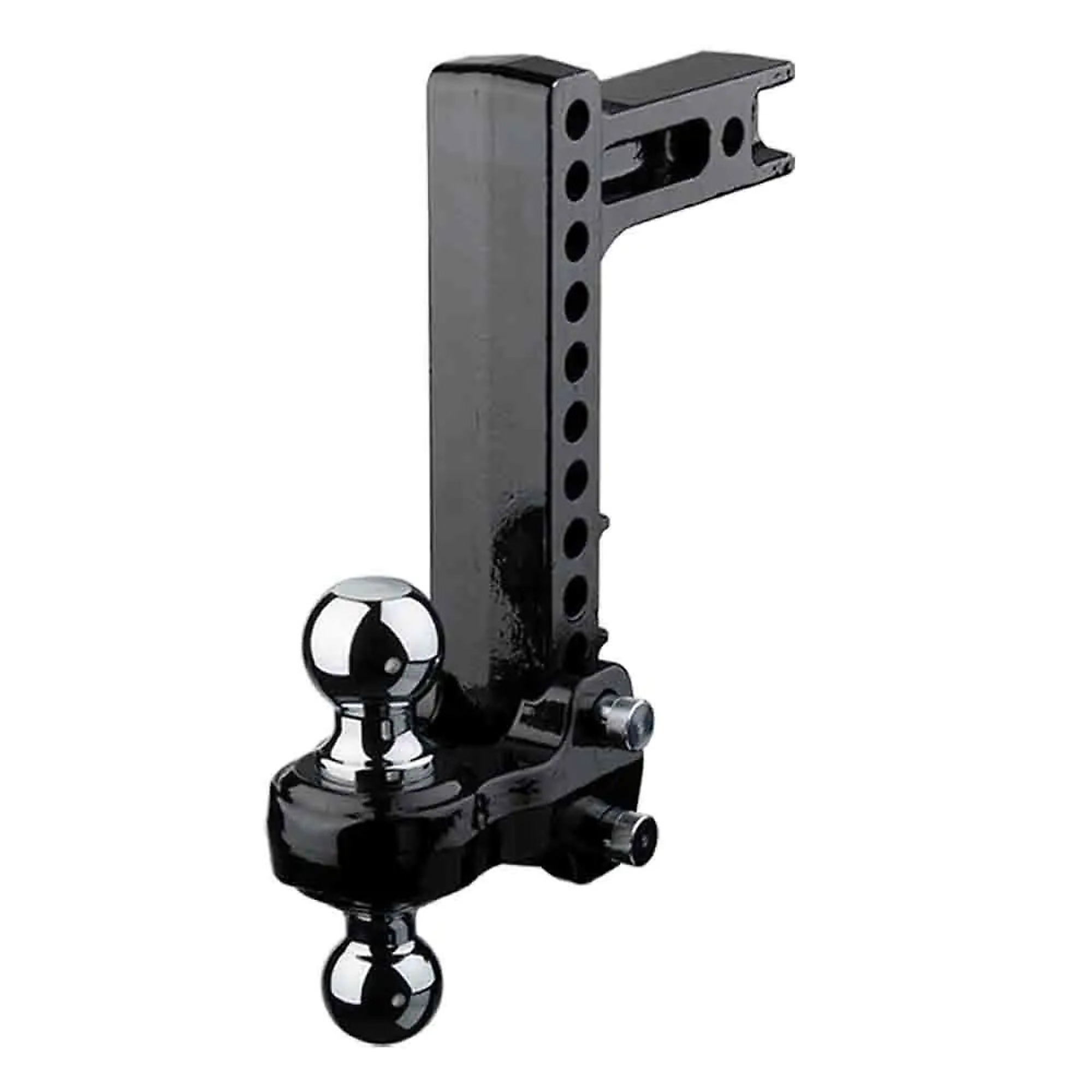 Progress Mfg. Fastway Flash SSBM Solid Steel Ball Mount — 10in. Drop, 12,000 Lb. Capacity, Black, Model# 49-00-5900