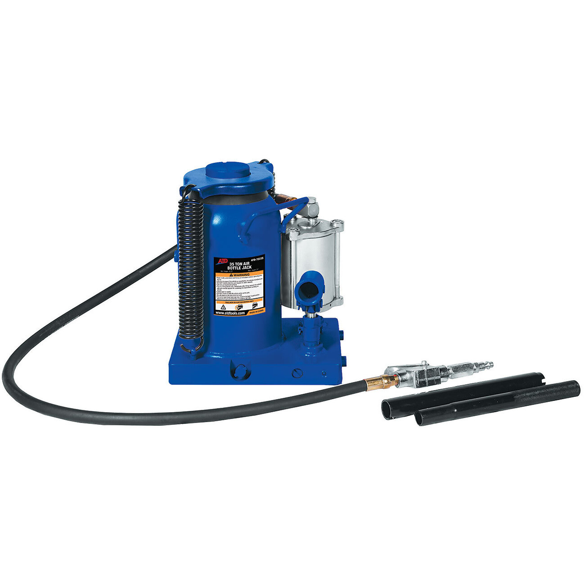 ATD Heavy Duty Welded 35 Ton Air Bottle Jack, Model# 10625