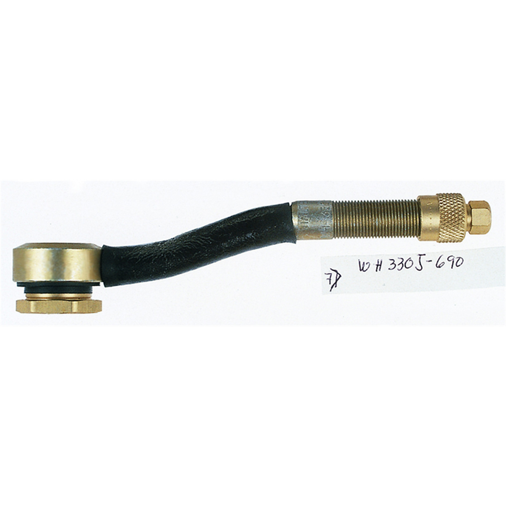 Haltec Turret Valve for Planetary Drives — 28 Degree Bend, 4-11/16in. Length, 9/16in. Offset, Model# HALWH-330-J-690