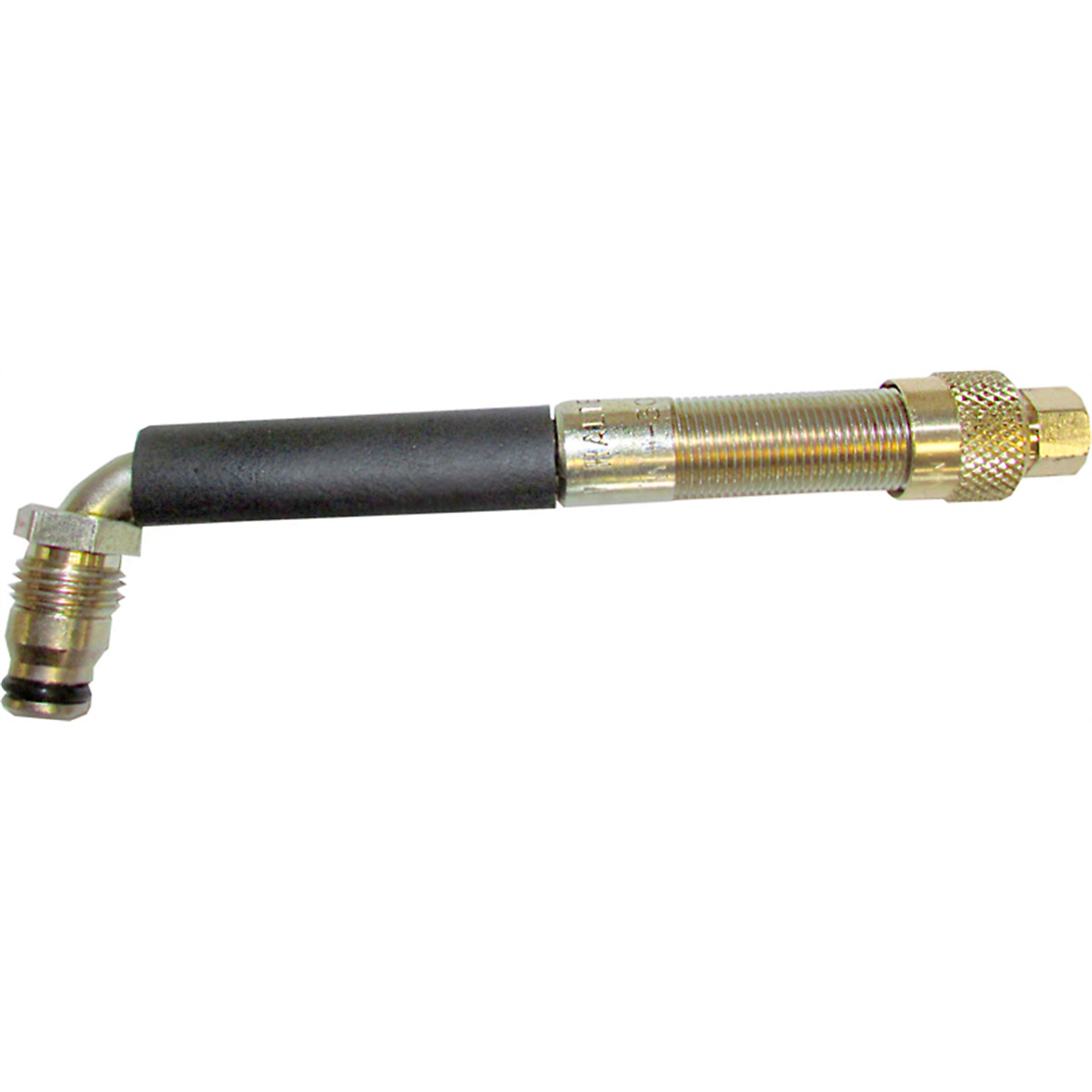 Haltec Large Bore Single Bend Swivel Valve Stem — 4in., Brass Finish, Model# HALWH-300-J-657