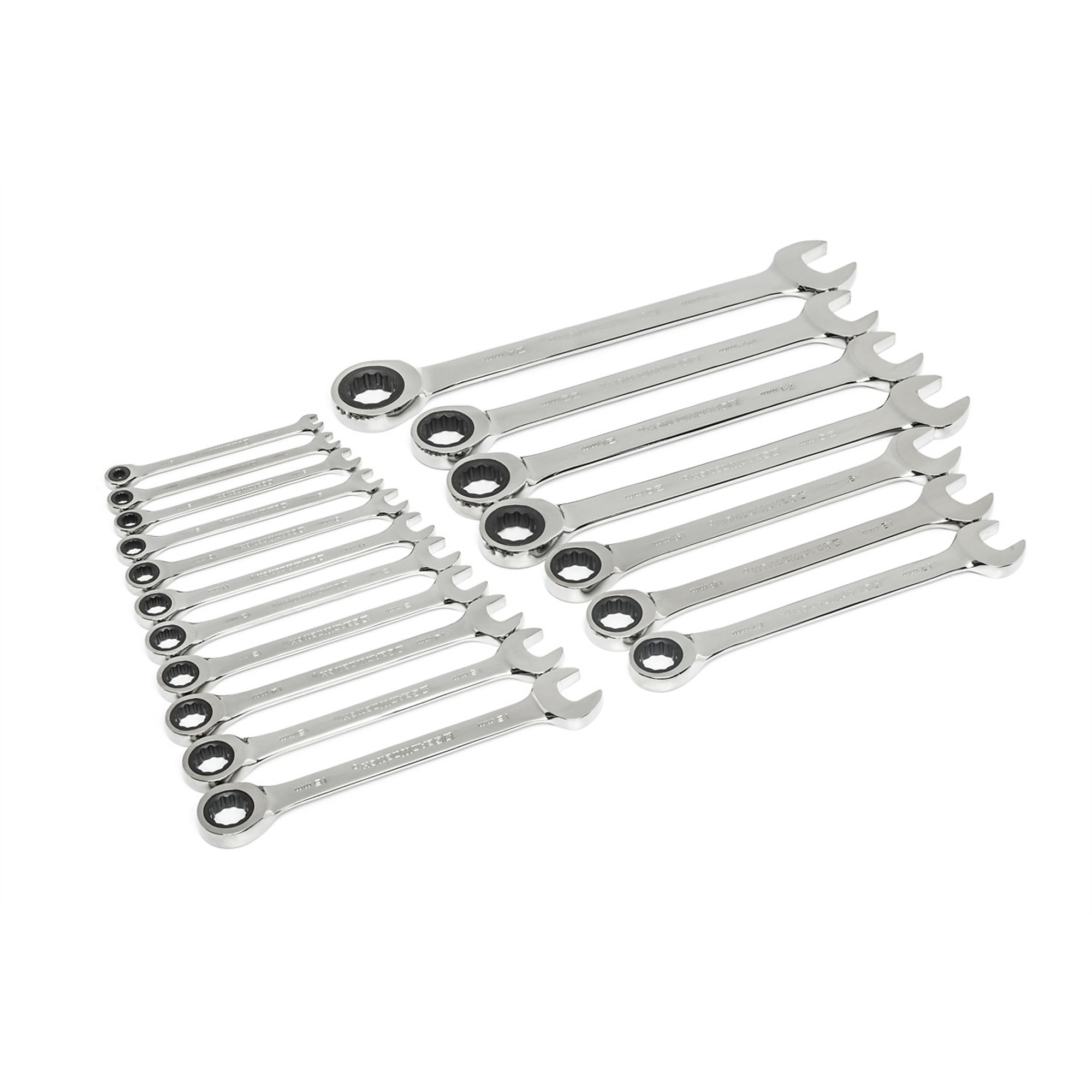 GearWrench Ratcheting Combination Metric Wrench Set — 18-Piece, 72-Tooth, 12-Point, Model# KDT85890-02