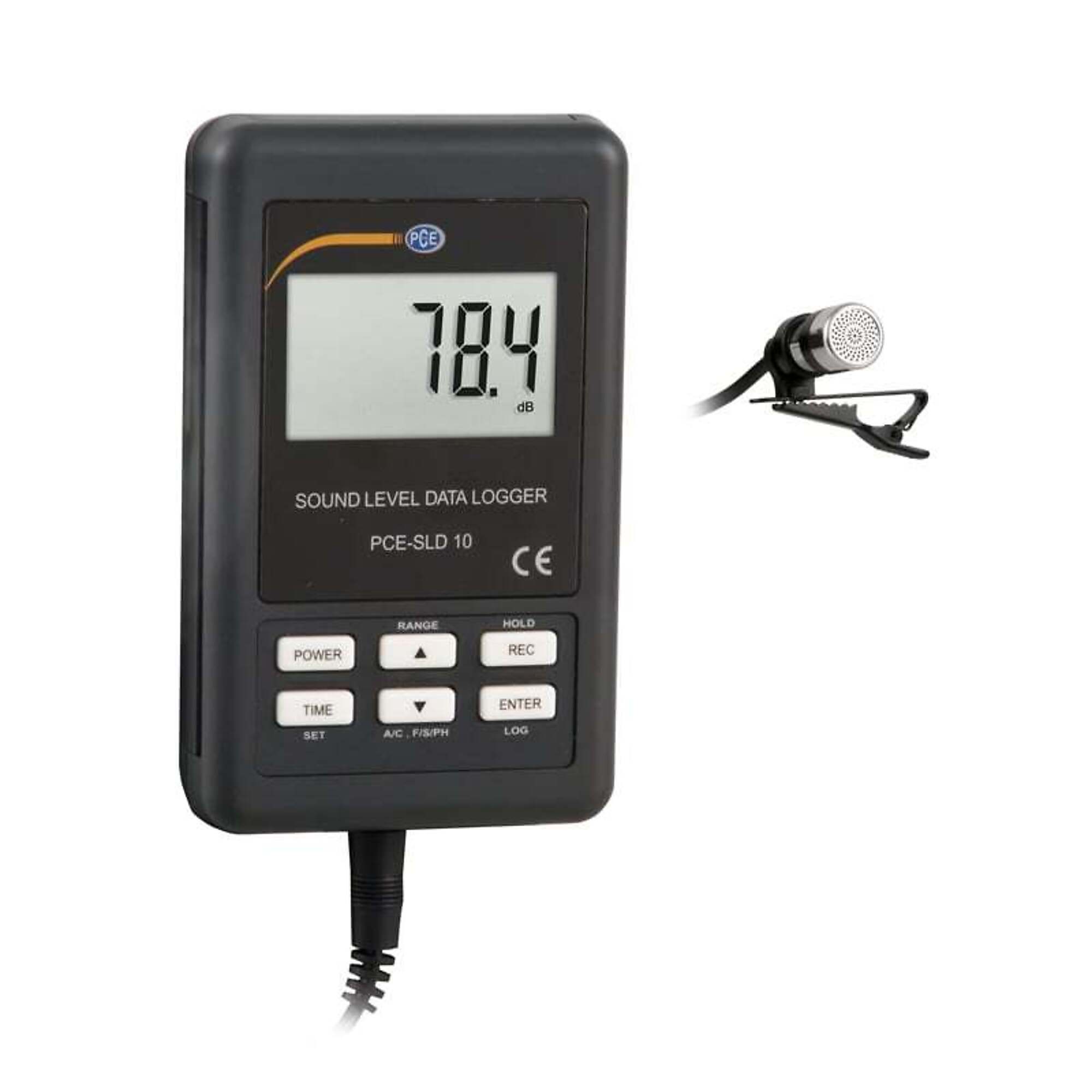 PCE Sound Level Datalogger — Permanent Monitoring, Display, 4-20mA Output, Model# PCE-SLD 10