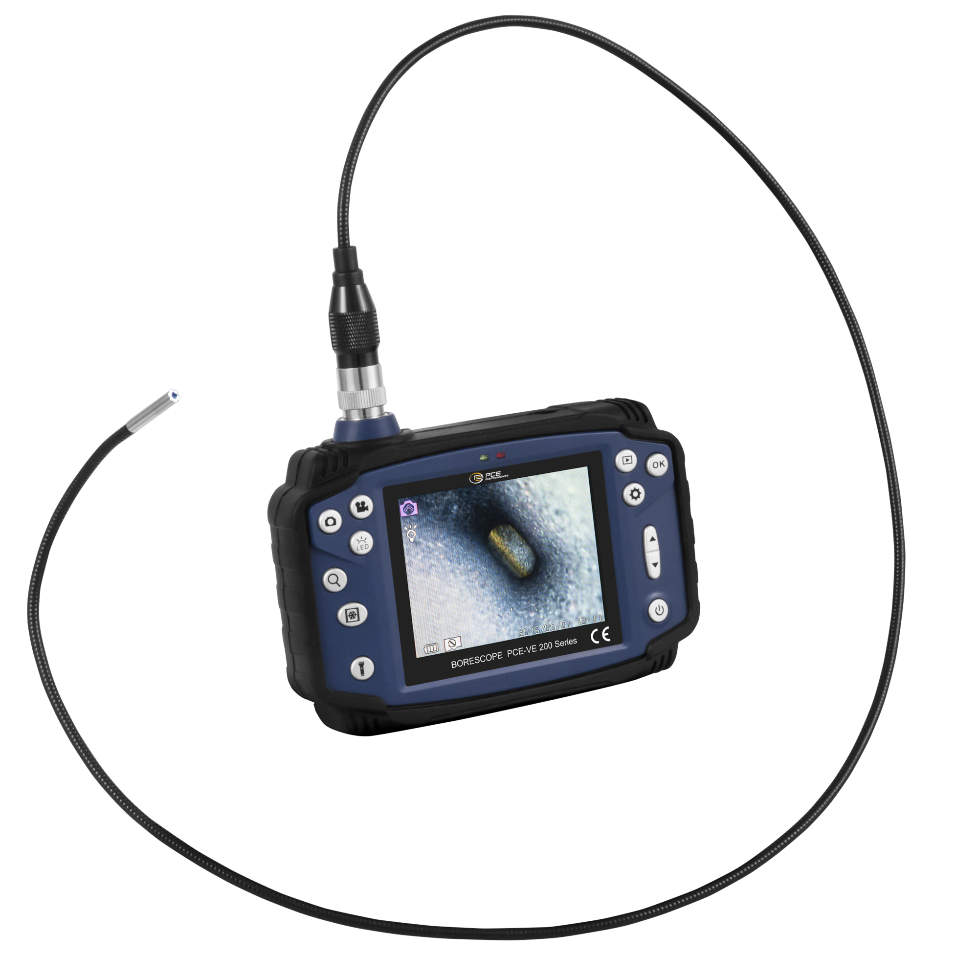 PCE Video Borescope — Industrial Inspection Camera, Non-Destructive Evaluation, Model# PCE-VE 200