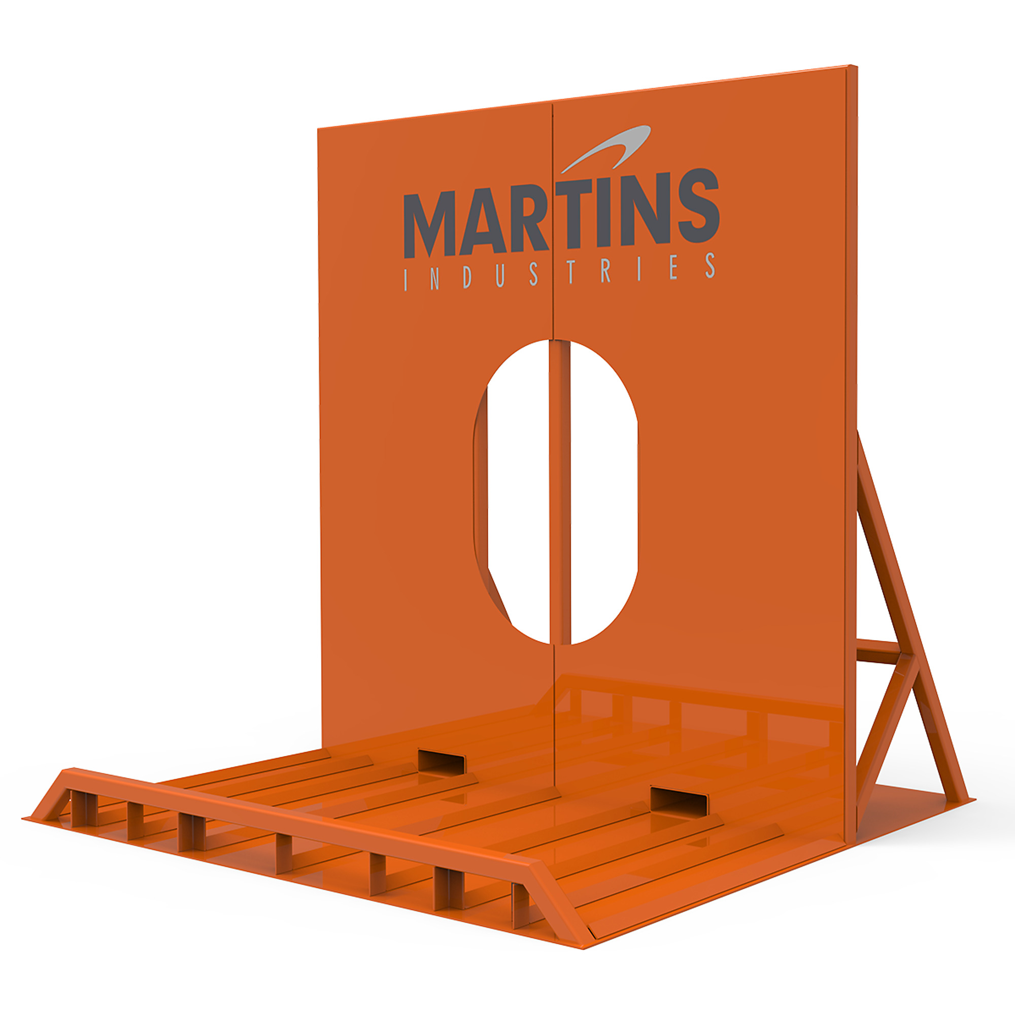 Martins Industries Tire Inflating Barrier — 80in., Tire Inflation Cage, Fork Guides, Model# MITB-80
