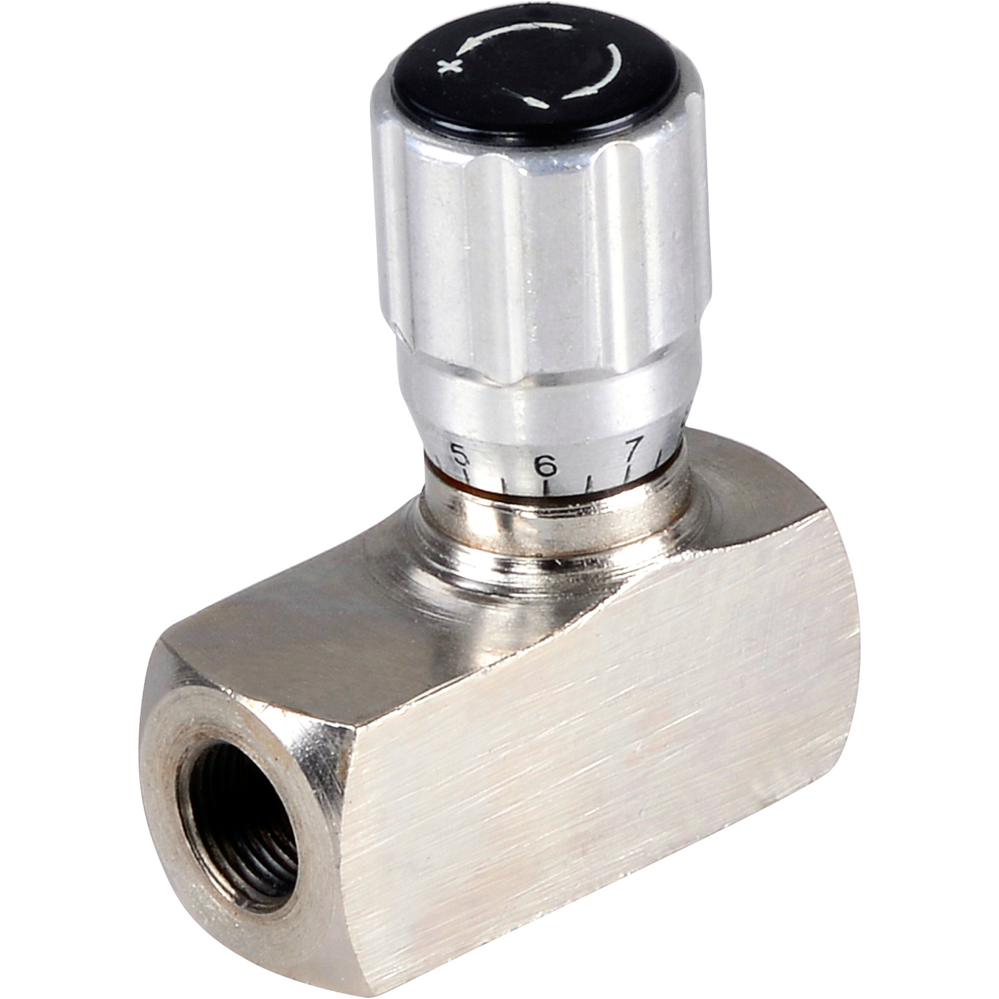 HydroWorks Adjustable In-Line Throttle Valve, 40 GPM, 1in. NPT port, 5000 PSI, Model# 81509971