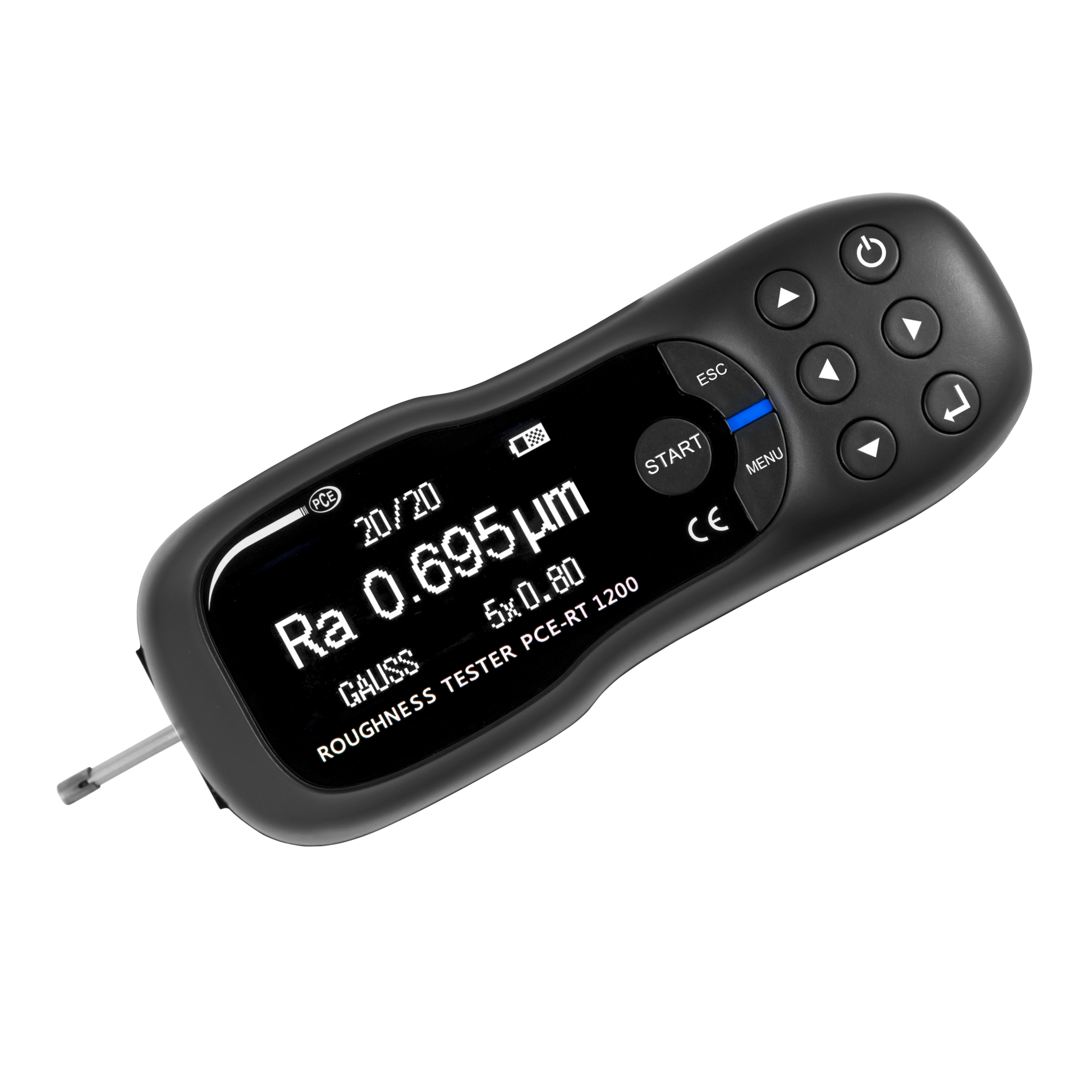 PCE Roughness Tester — Handheld, Compact, Model# PCE-RT 1200