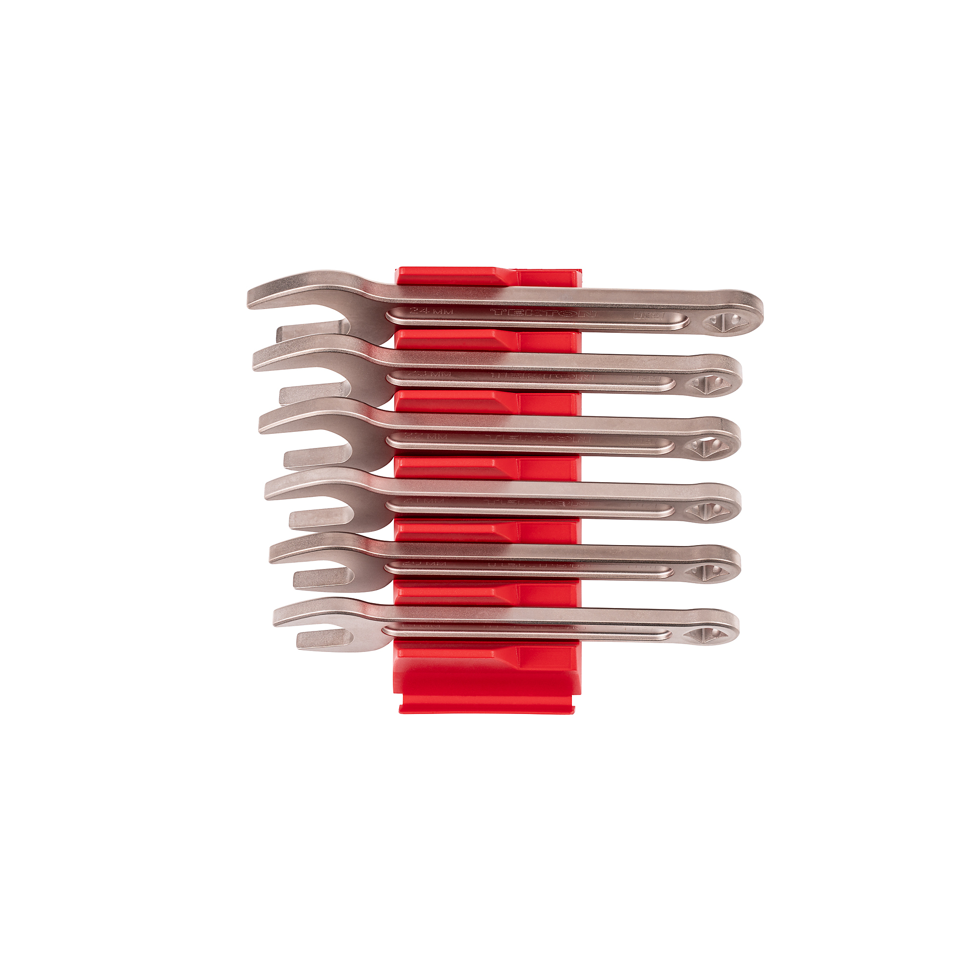 TEKTON Service Wrench Set with Modular Organizers, 6-Piece (19 - 24 mm) | WSE95200