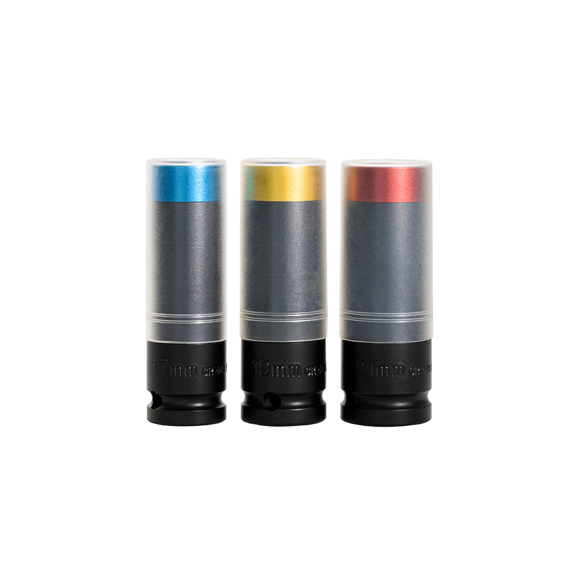 Martins Industries Sleeve Socket Set — 1/2in., 3 Pcs, Cro-Mo Steel, Plastic Cover, Model# MX-S3