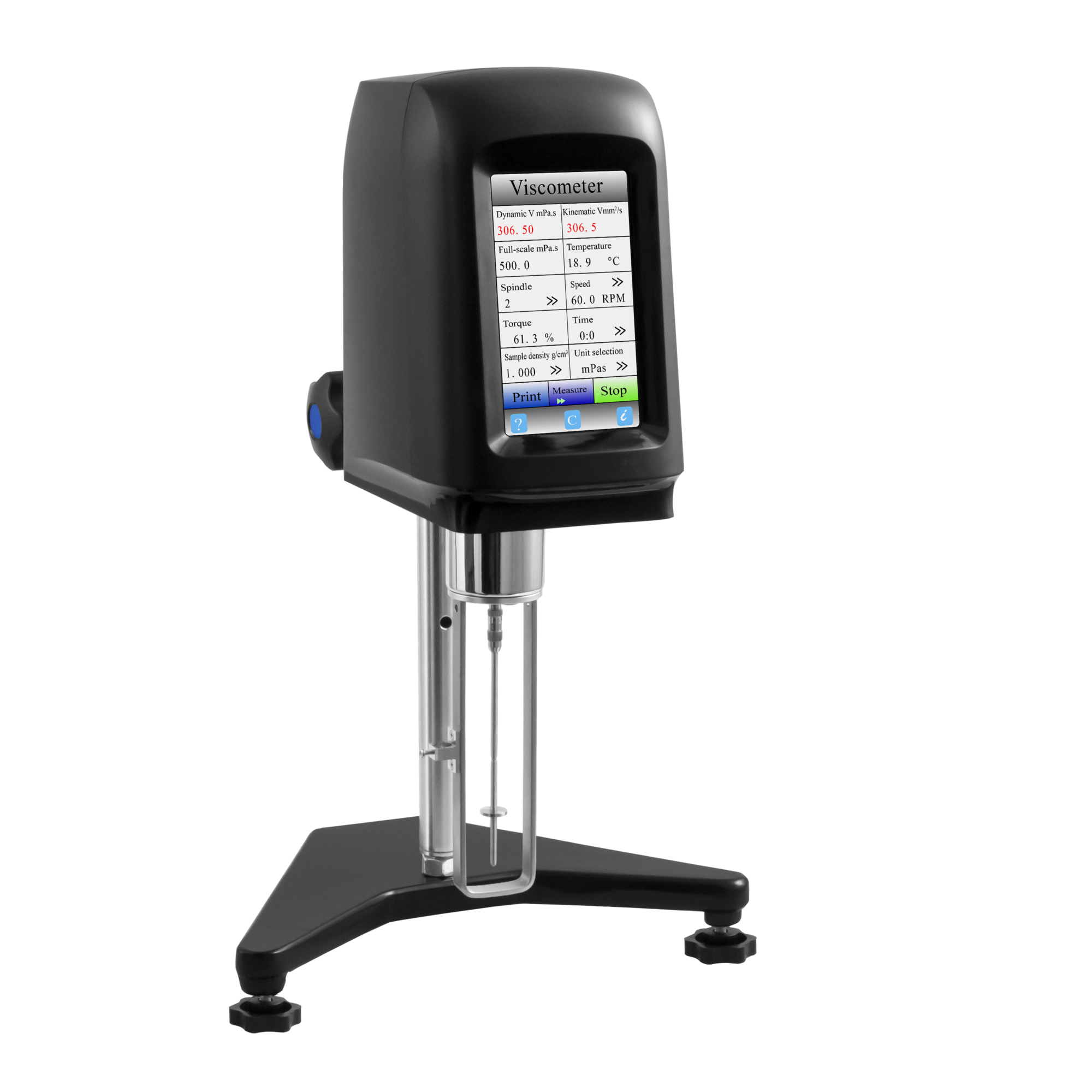 PCE Rotary Viscosimeter with Touchscreen — Measures Viscosity, Model# PCE-RVI 10
