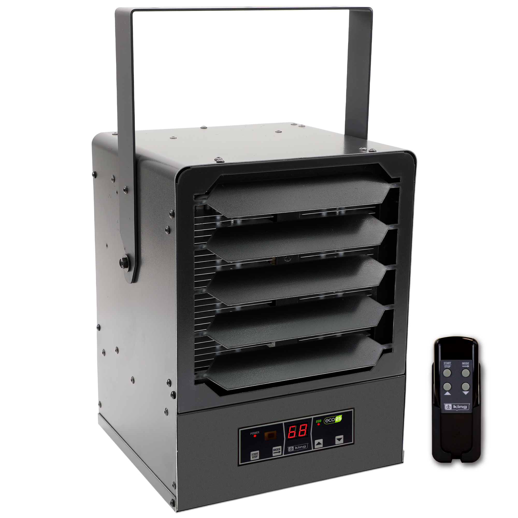 King Electric, KBP ECO2S Unit Heater, Heat Output 17060 BTU/hour, Heating Capability 500 ft², Model# KBP2005-1-MB-ECO2S