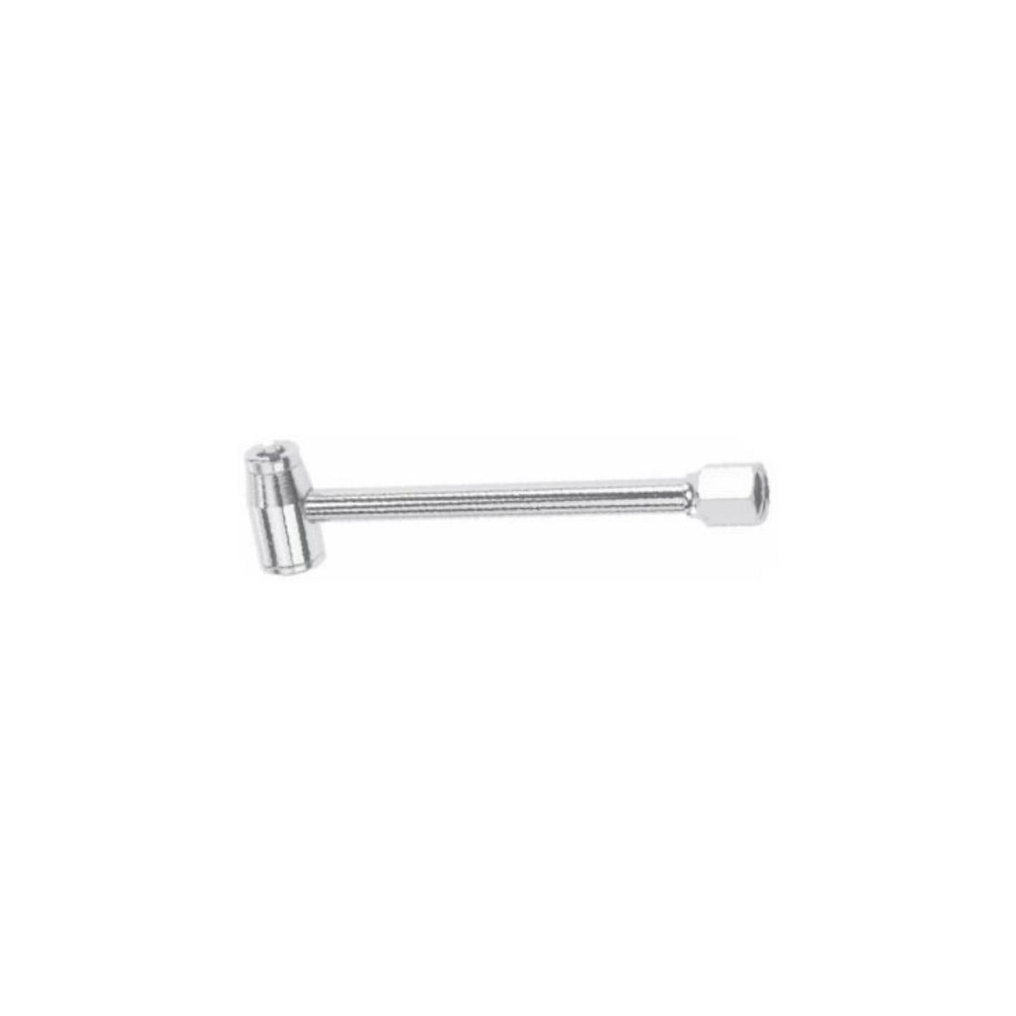 Haltec Right Angle Dual Foot Chuck — 6in., 1/4in. NPT, Chrome Finish, Model# HAL324