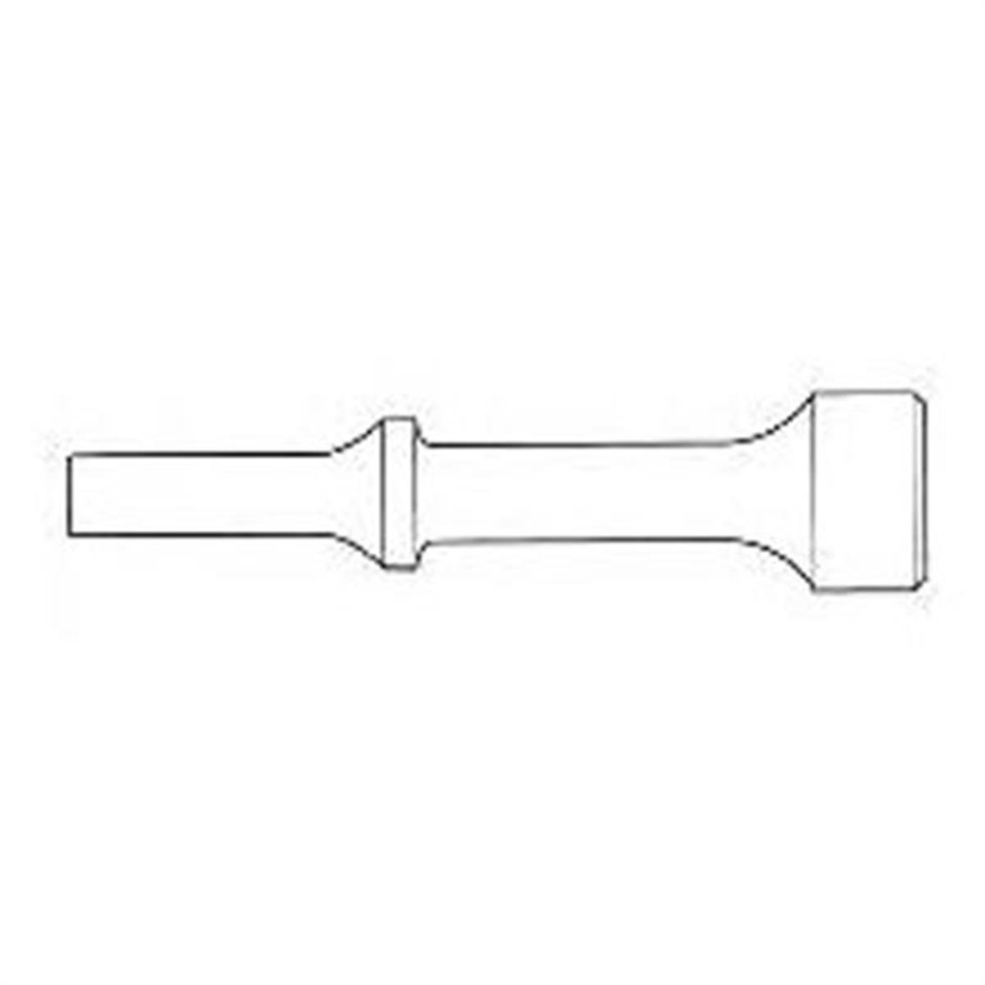 Ajax Tool Works Smoothing Hammer — 1in. x 7in., Pneumatic Bit, .401 Shank, Model# AJXA945-7