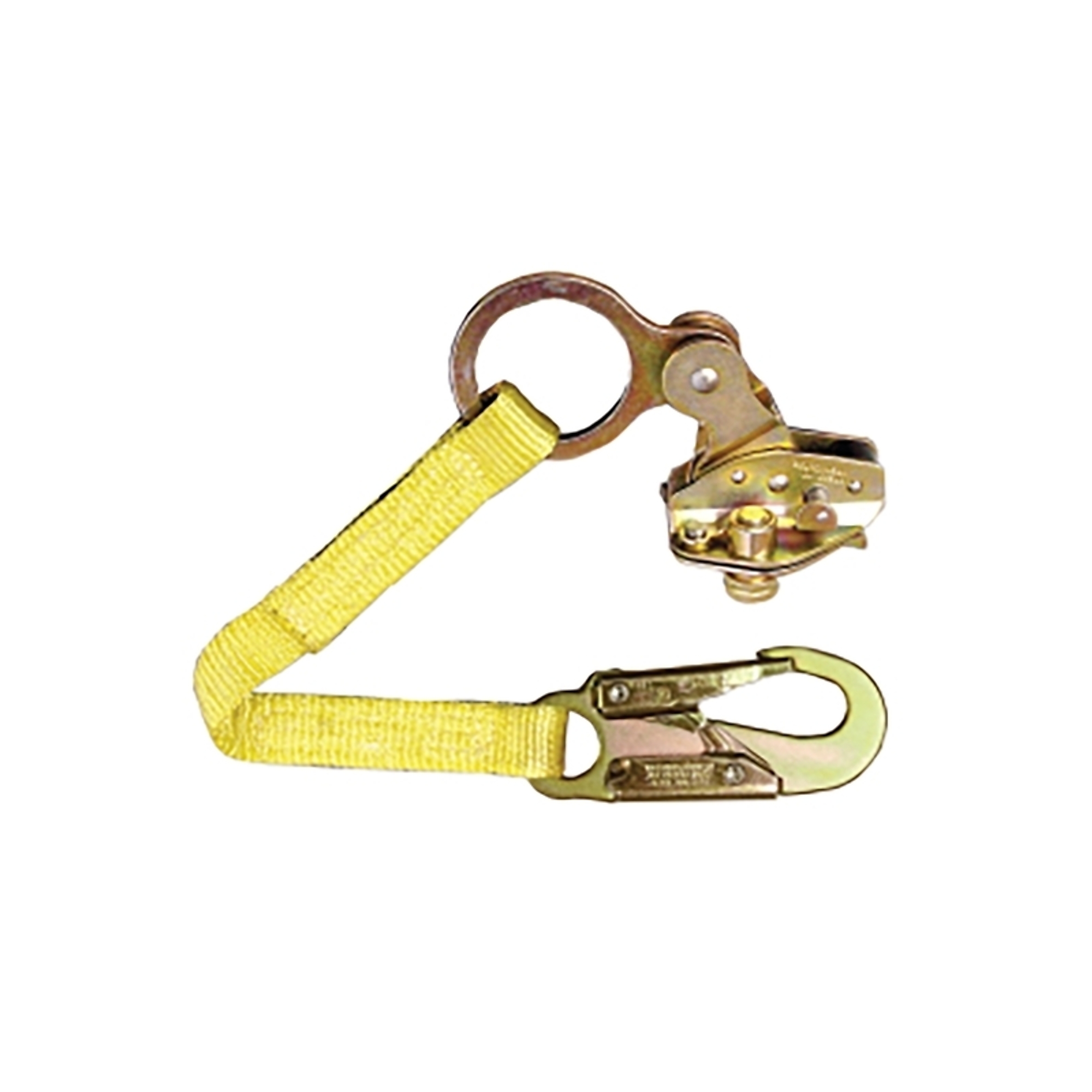 Guardian Fall Protection Grab-R Rope Grab with 18in. Extension Lanyard — Fits Vertical Lifeline Systems, Model# 01500