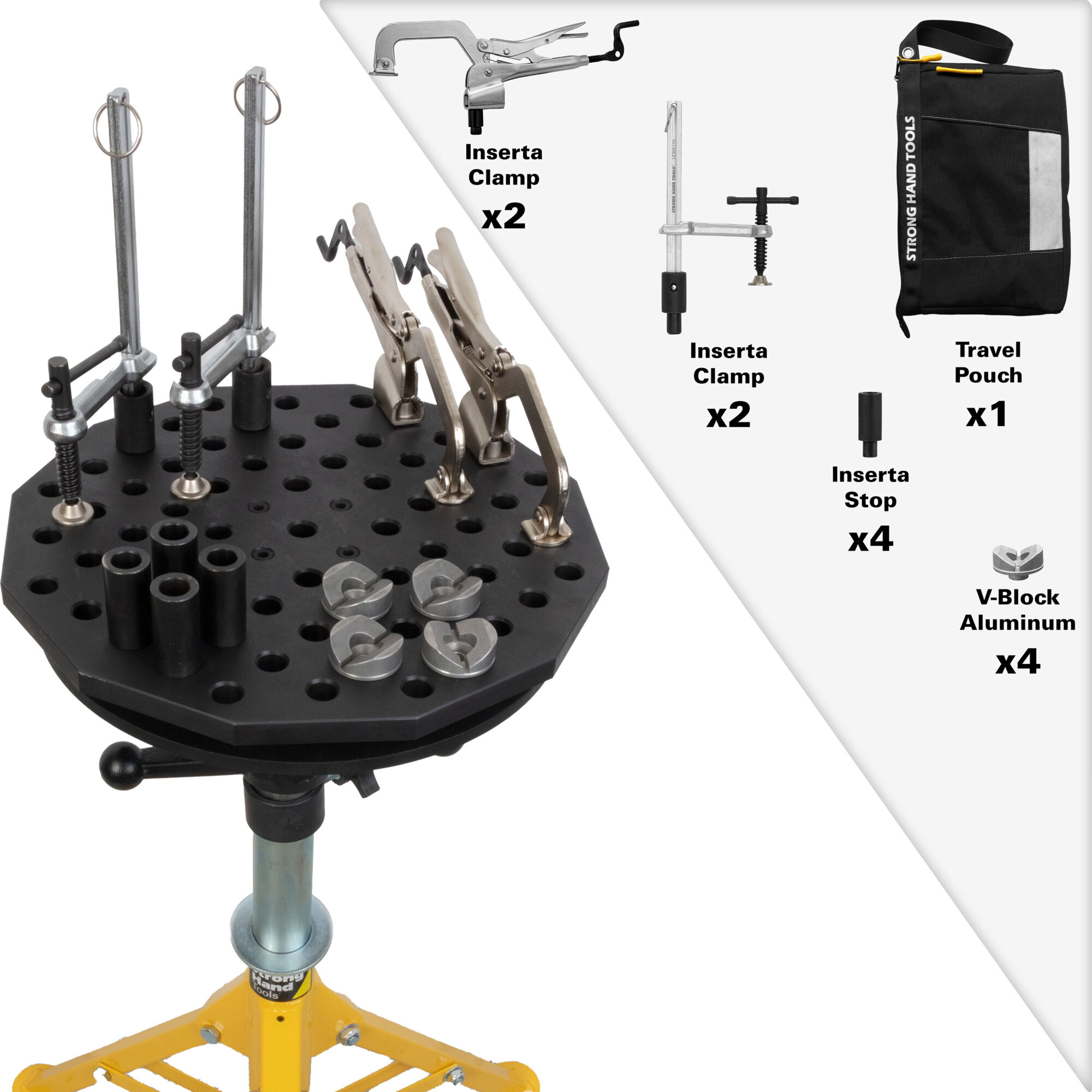 Strong Hand Tools Fixed Tripod with 14in. Plate and Kit A, Model# TWS14-KF1