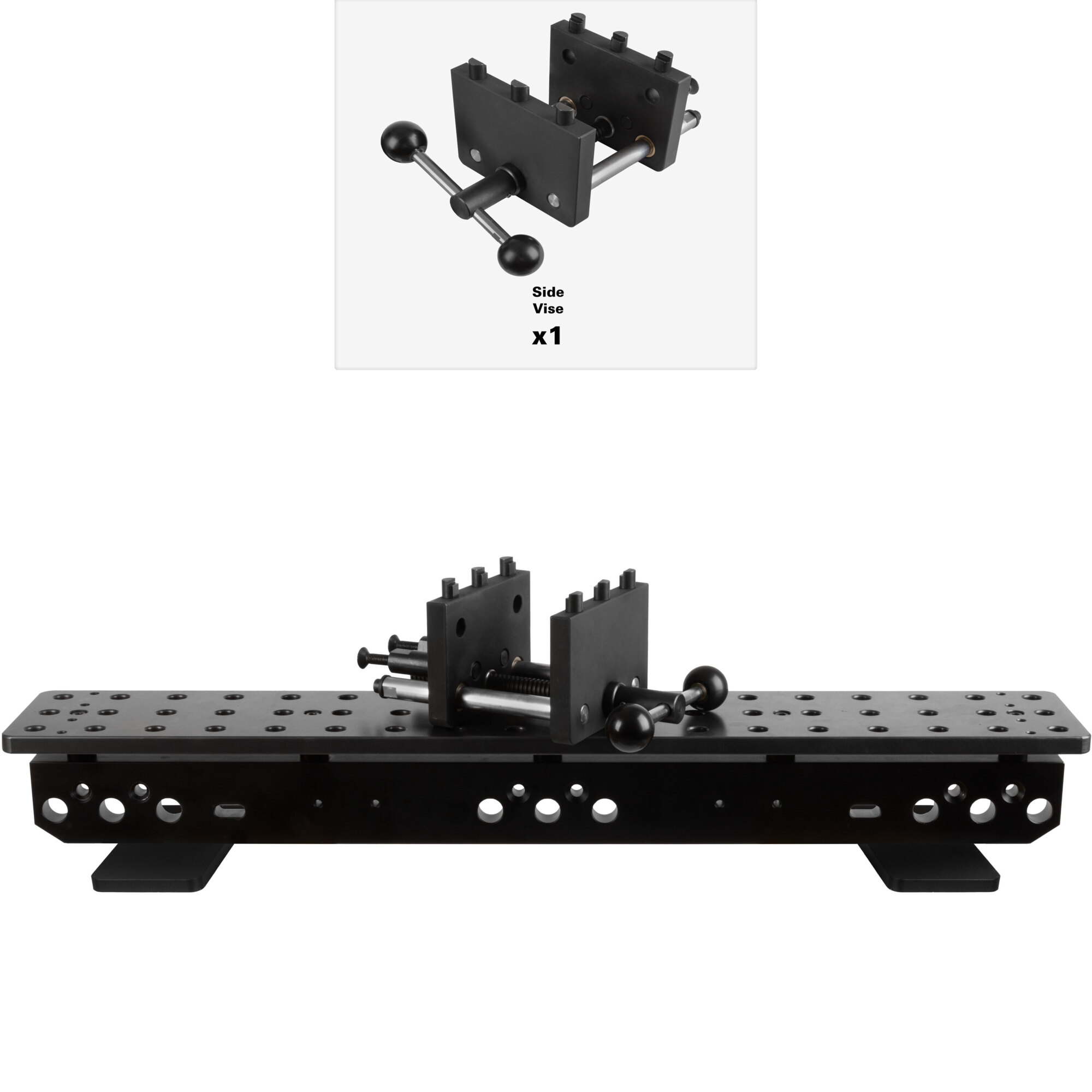 Strong Hand Tools Plate with Side Vise — 36in. x 6in., Model# TSB366-TF5