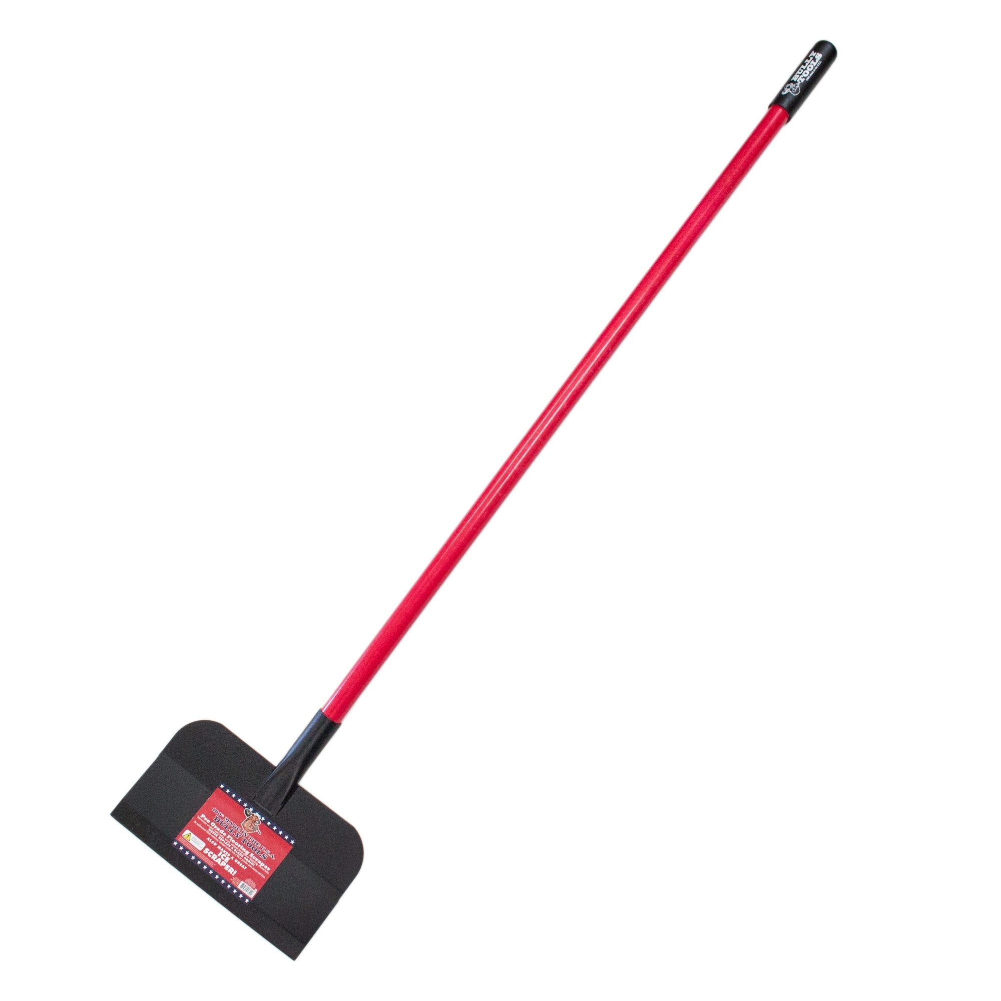 Bully Tools Big Bully Flooring Scraper — 12in. Steel Blade, Long Fiberglass Handle, Model# 91340