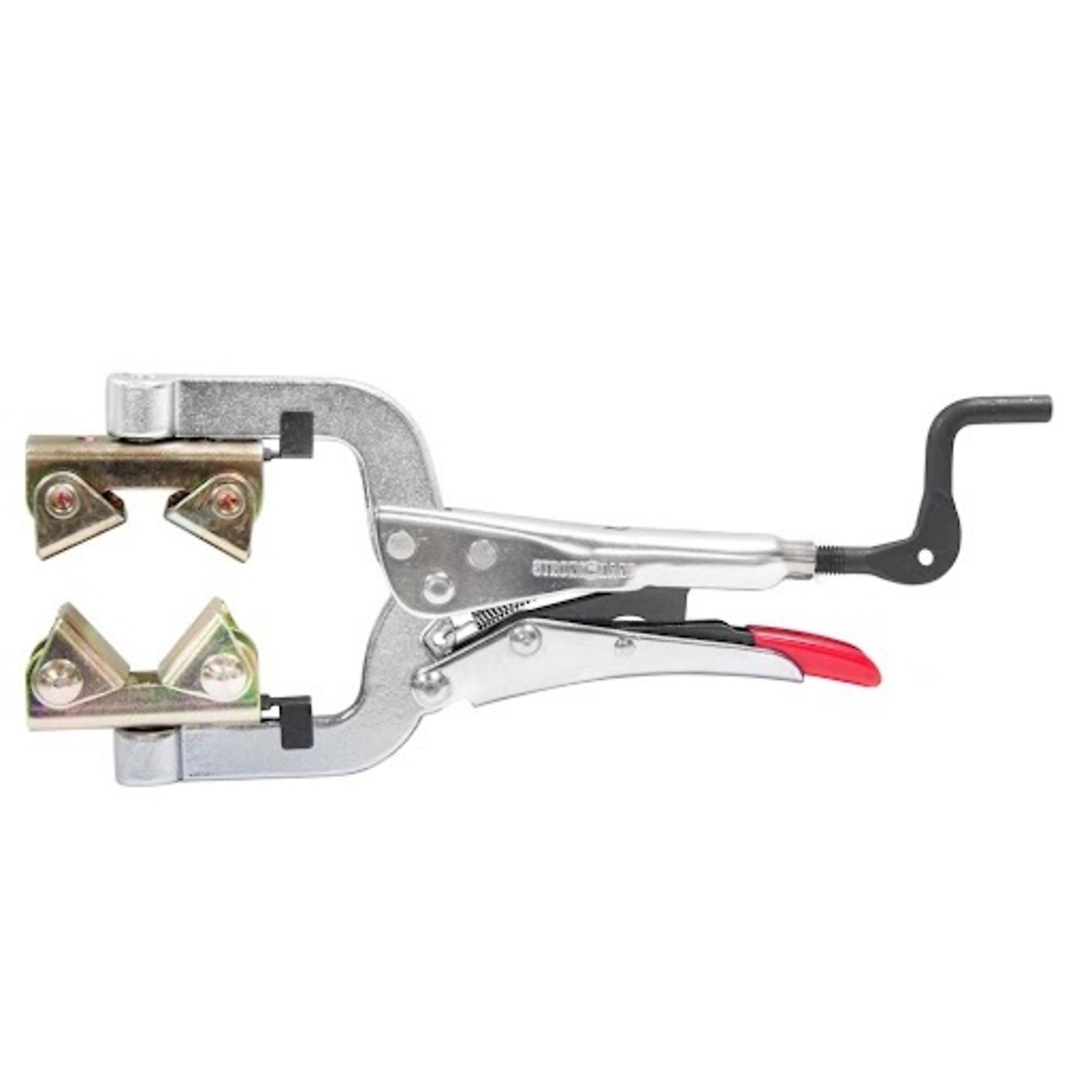Strong Hand Tools Pipe Pliers with V-Pads and Crank Handle — 6in., Model# PG622V