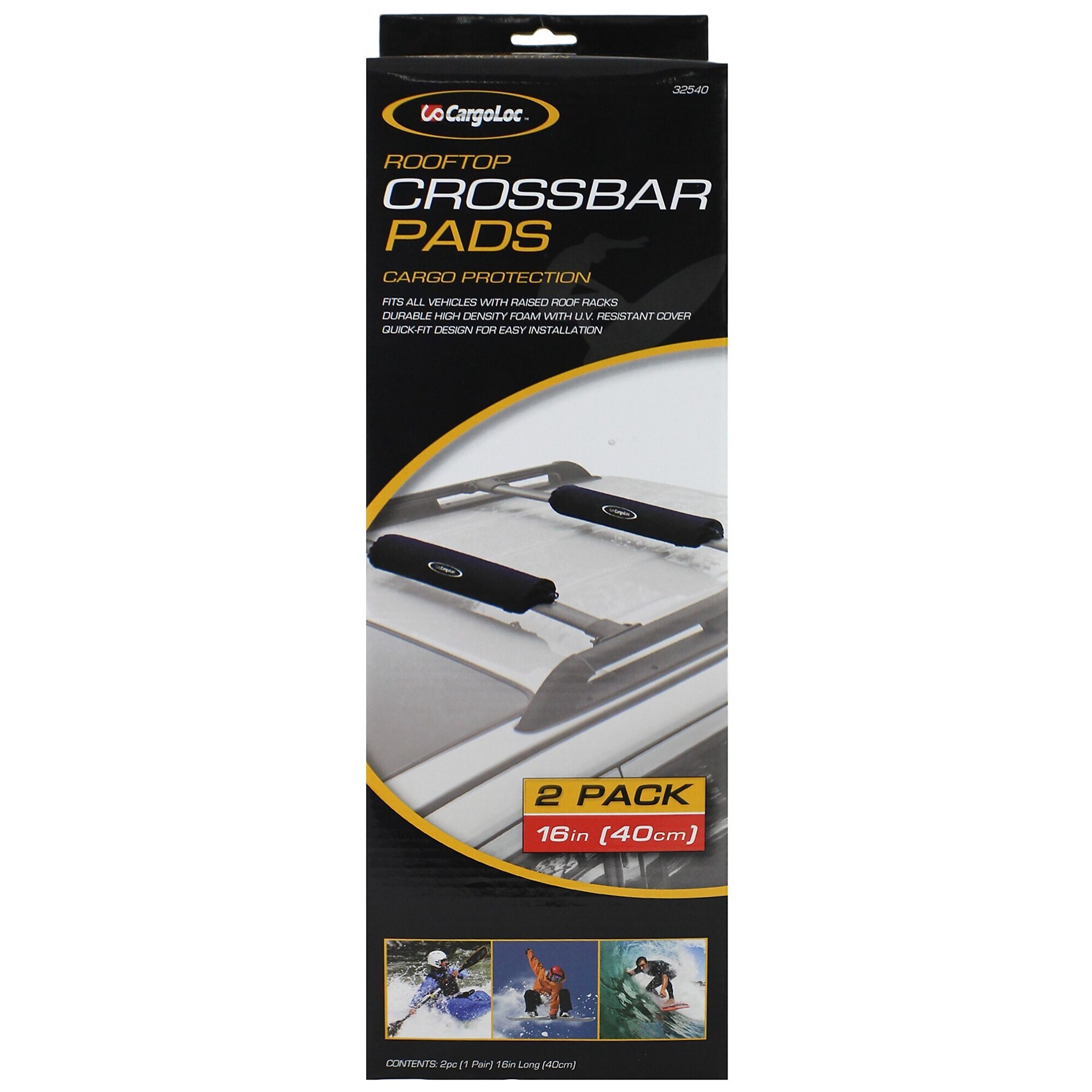 CargoLoc, 2 Pc. 16" Crossbar Pads, Model # 32540