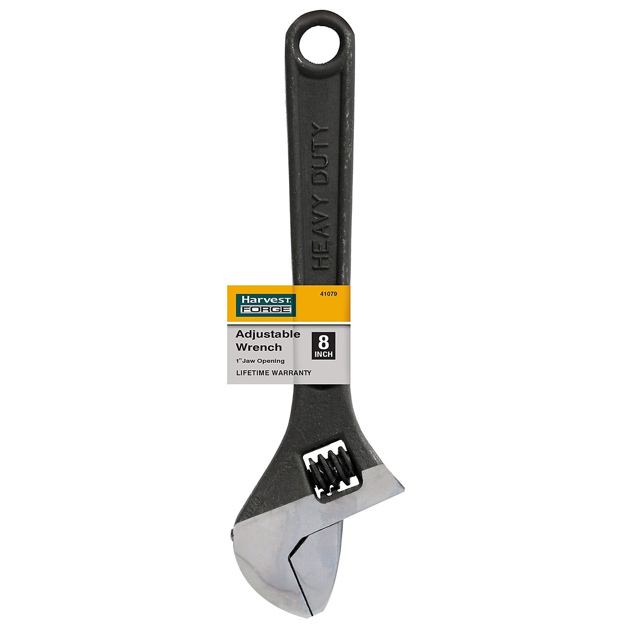 Harvest Forge, 8" Black Adjustable Wrench, Model # 41079