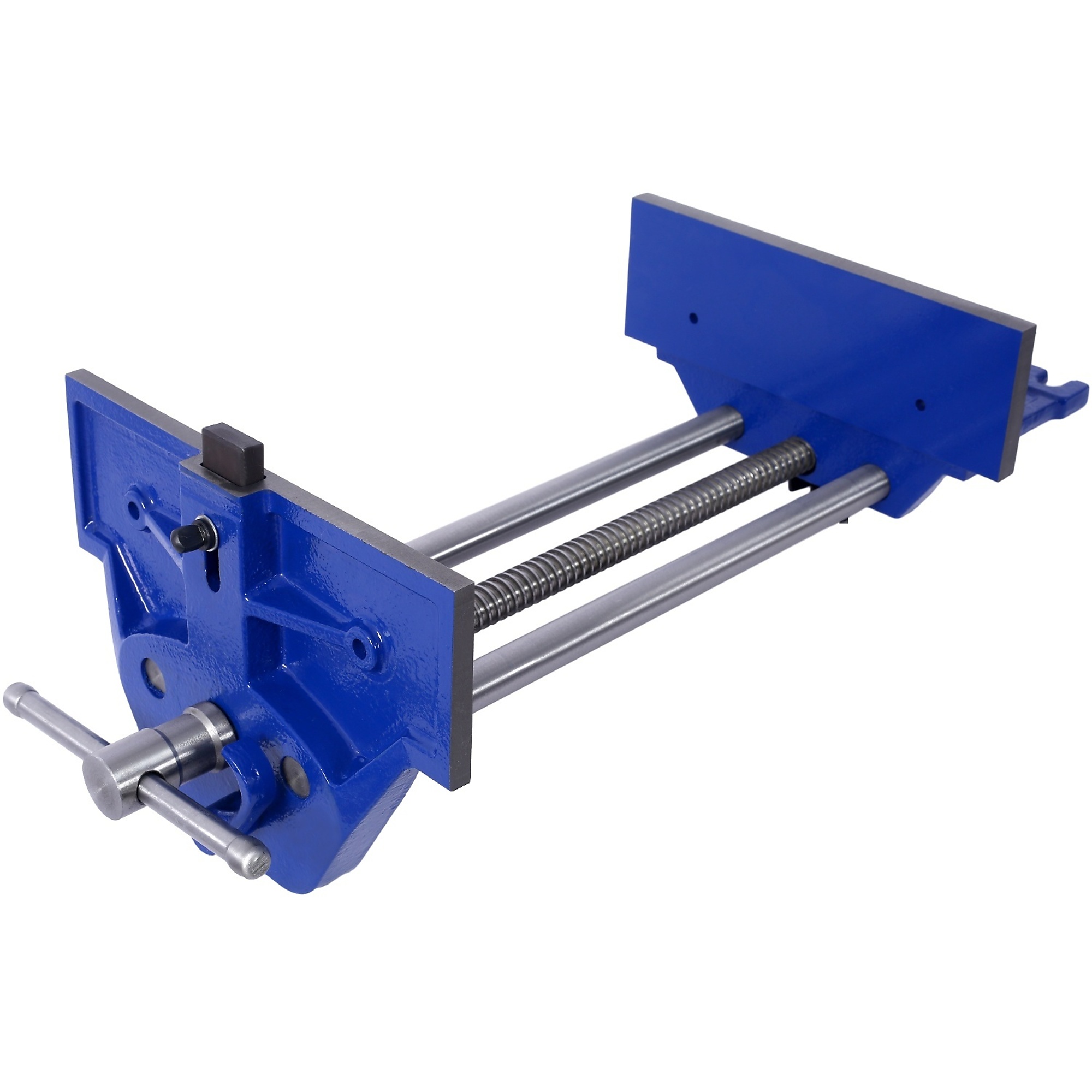 BlackTeck Heavy-Duty Cast Iron Woodworking Vise — 10.5in., Rapid Action, Blue, Model# N2-183309