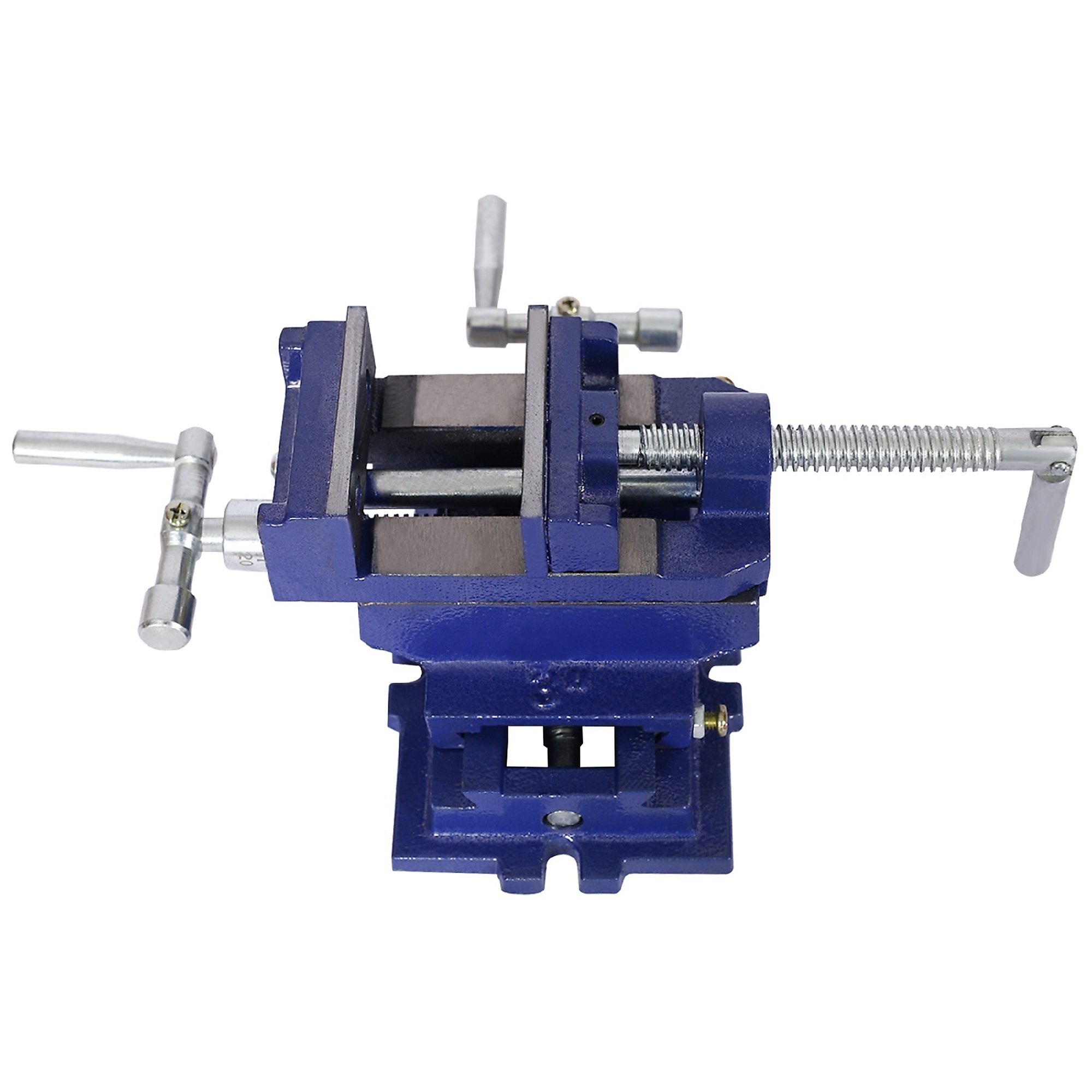 BlackTeck Cross Slide Vise — 3in., Heavy-Duty Cast Steel, 2-Way X-Y, Replaceable Jaws, Model# N2-39906