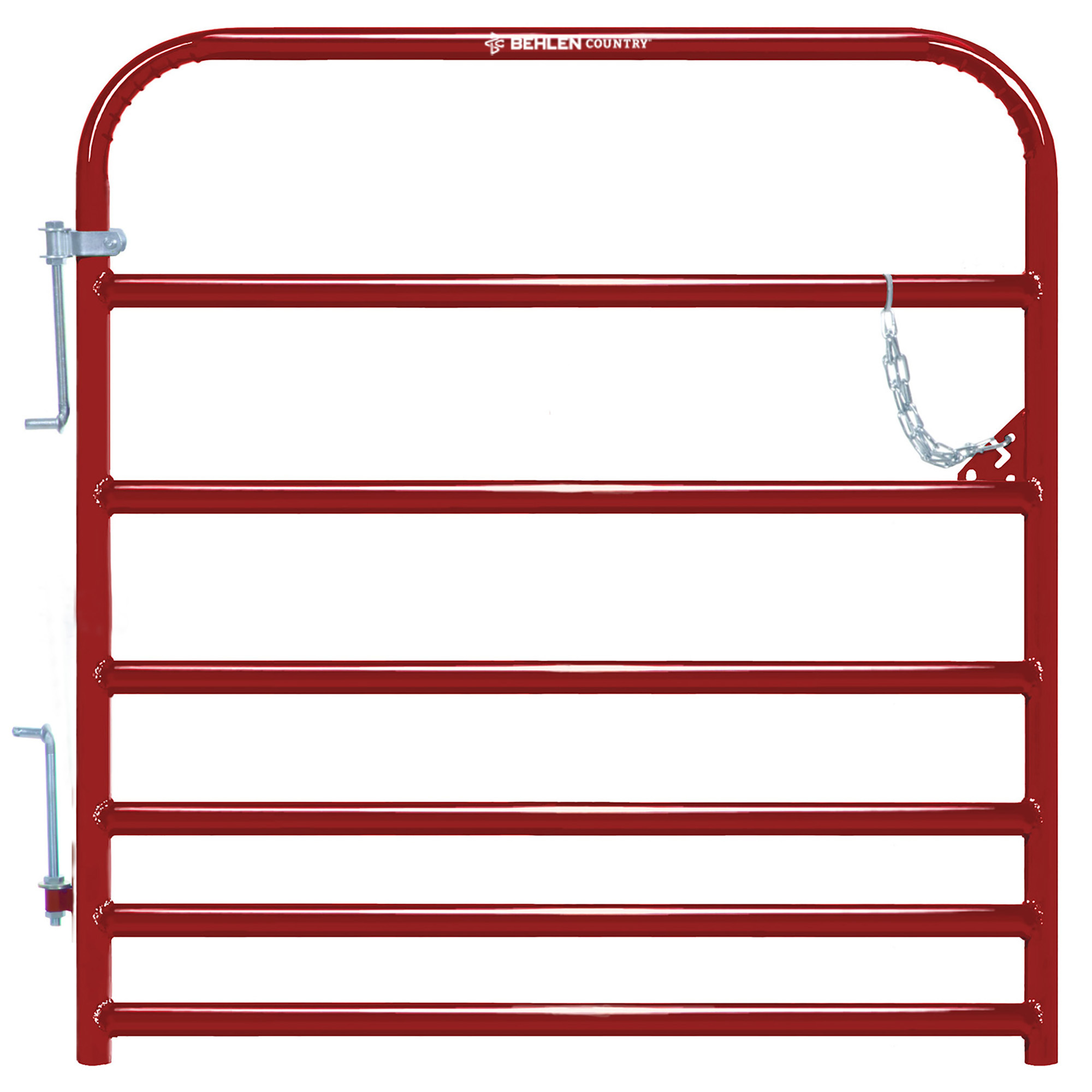 Behlen Country 4' - Pasture Pro 7-Bar Gate | Red