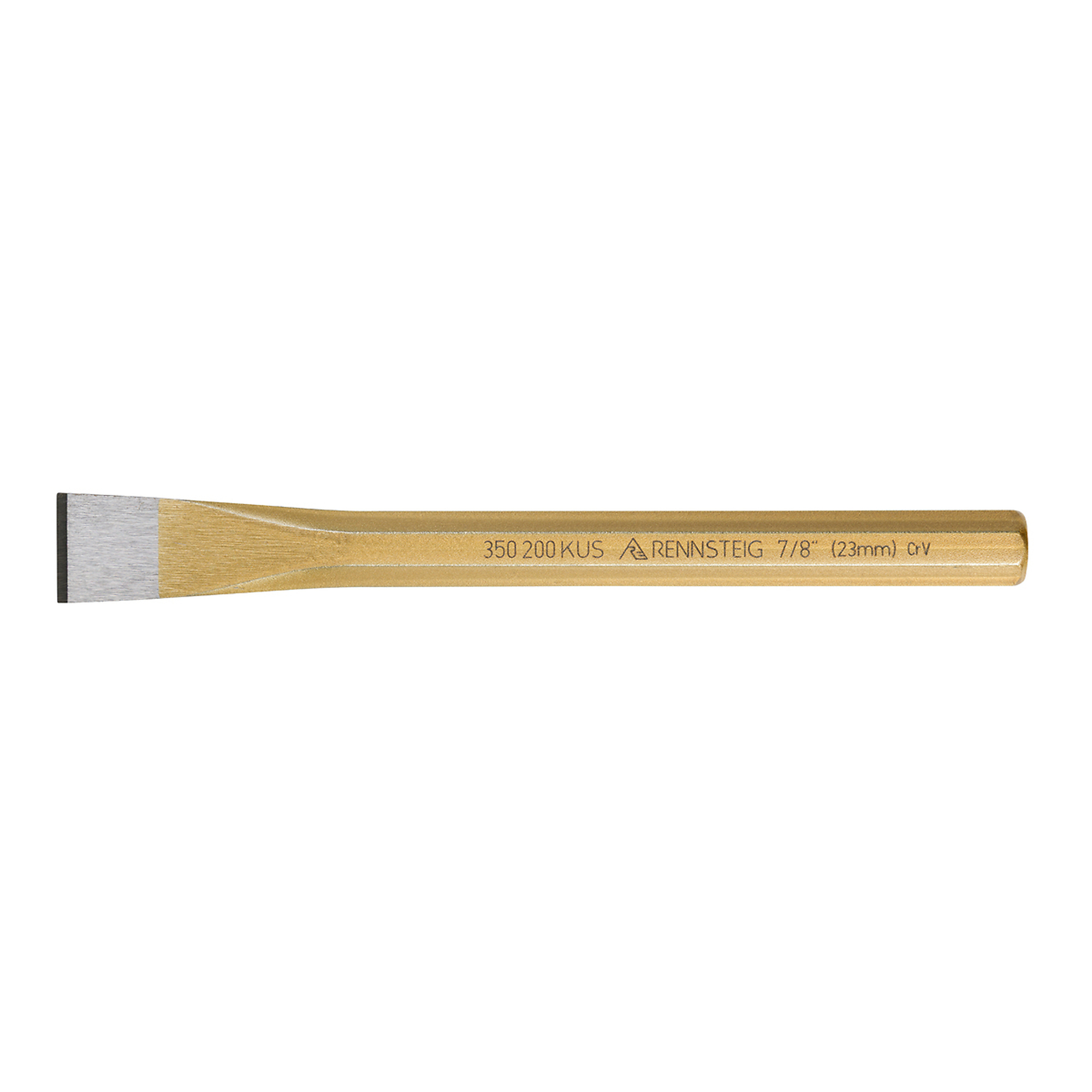 Knipex Rennsteig Cold Chisel — 7/8in. x 8in., Chrome Vanadium Steel, Model# 9R 350 200 KUS