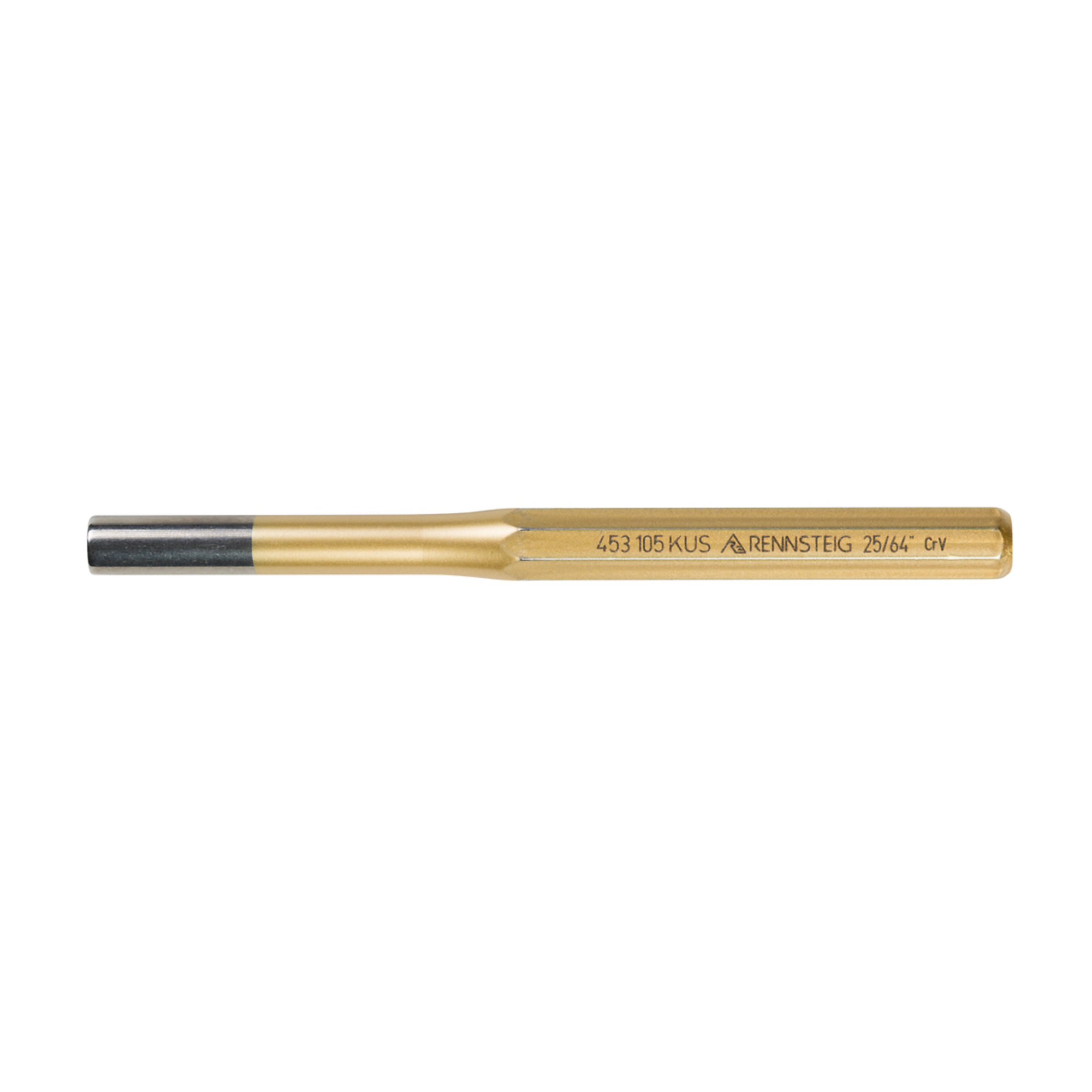 Knipex Rennsteig Pin Punch — 25/64in. x 6in., Hardened Chrome Vanadium Steel, Model# 9R 453 105 KUS