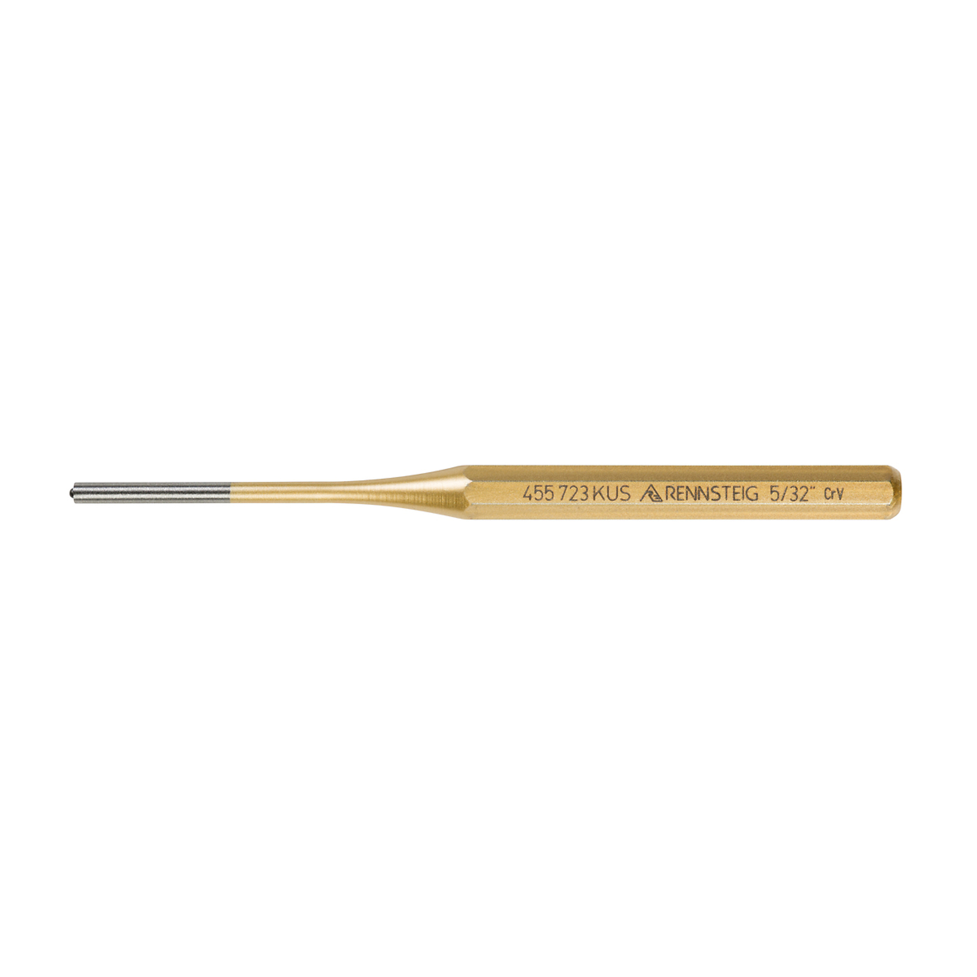 Knipex Rennsteig Roll Pin Punch — 5/32in. x 6in., Chrome Vanadium Steel, Model# 9R 455 723 KUS