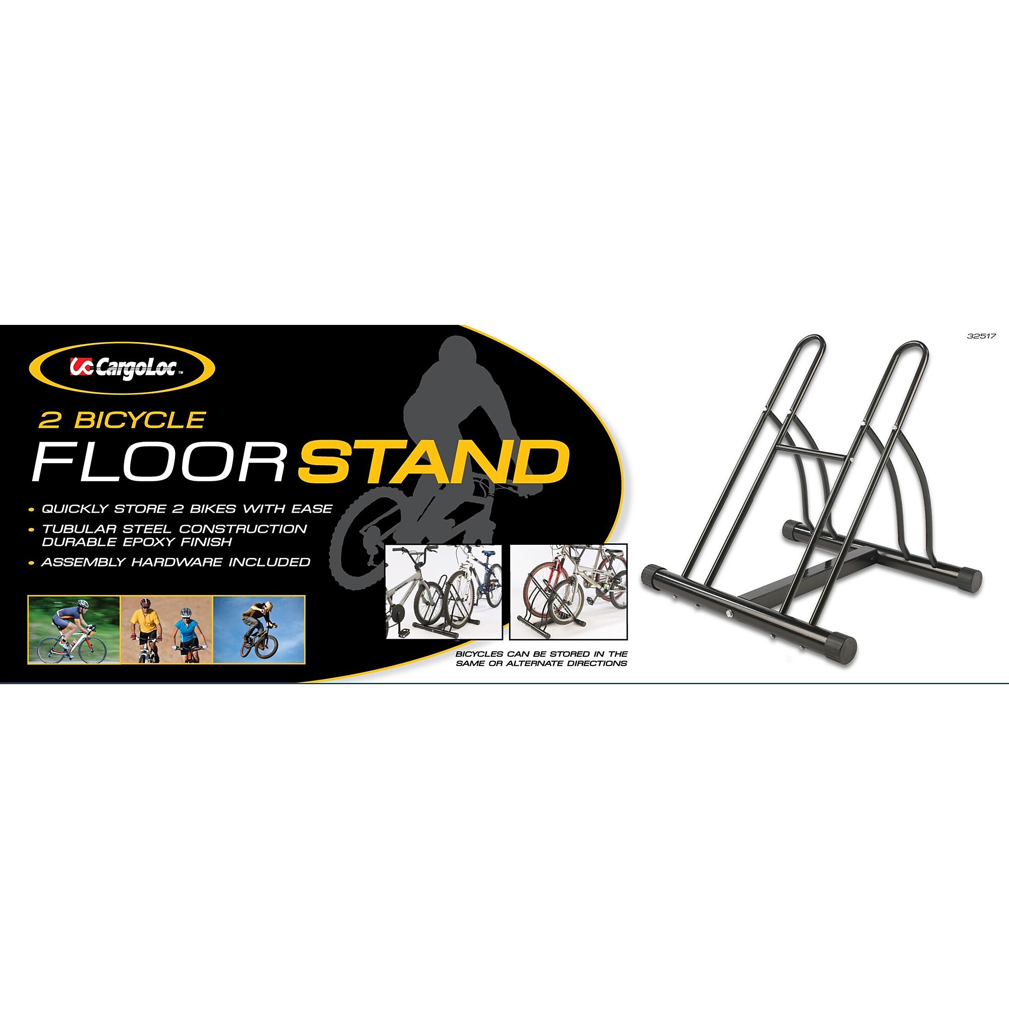 CargoLoc, 2 Bicycle Floor Stand, Model # 32517
