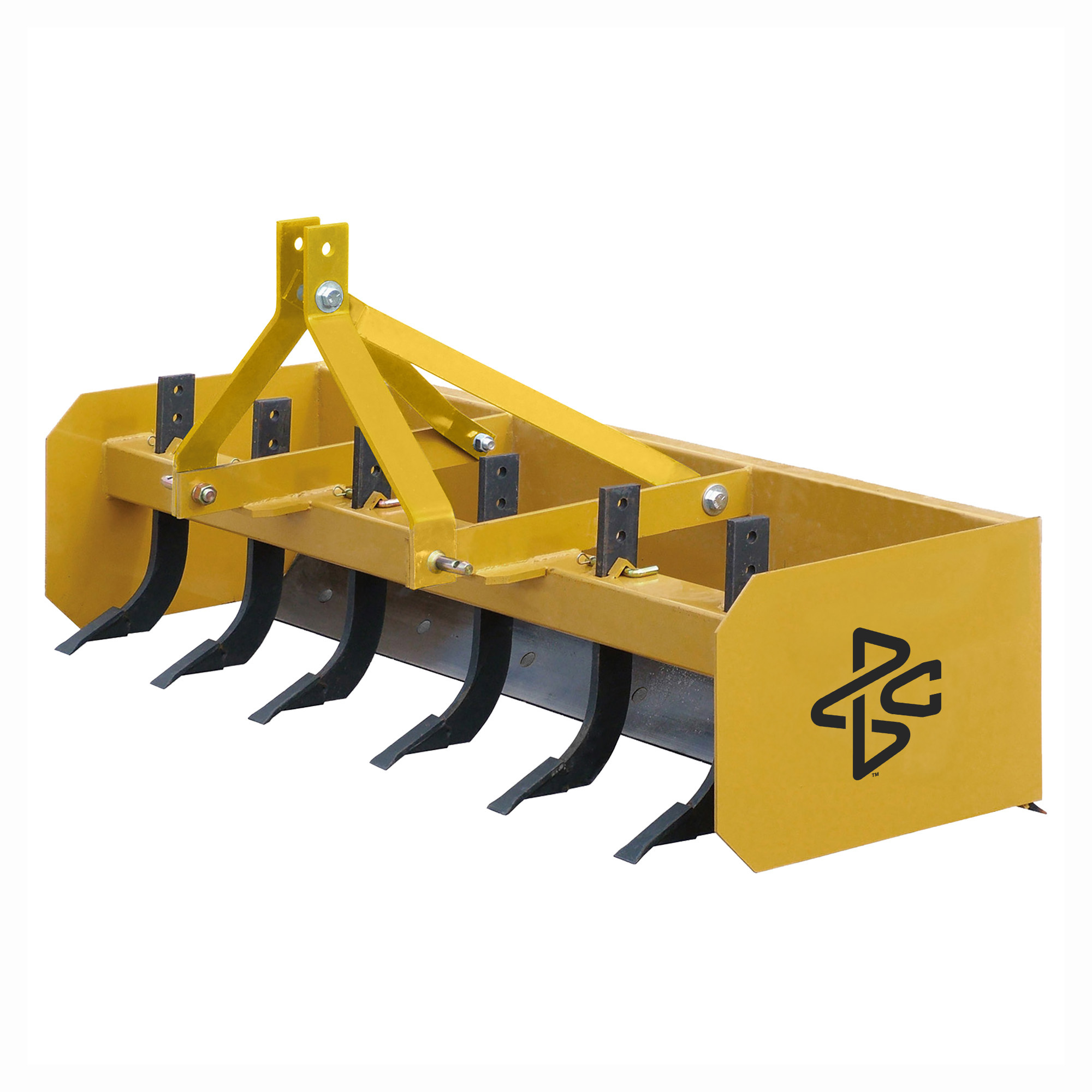 6' Box Blade, 6 Shank (heat treated cutting edge)