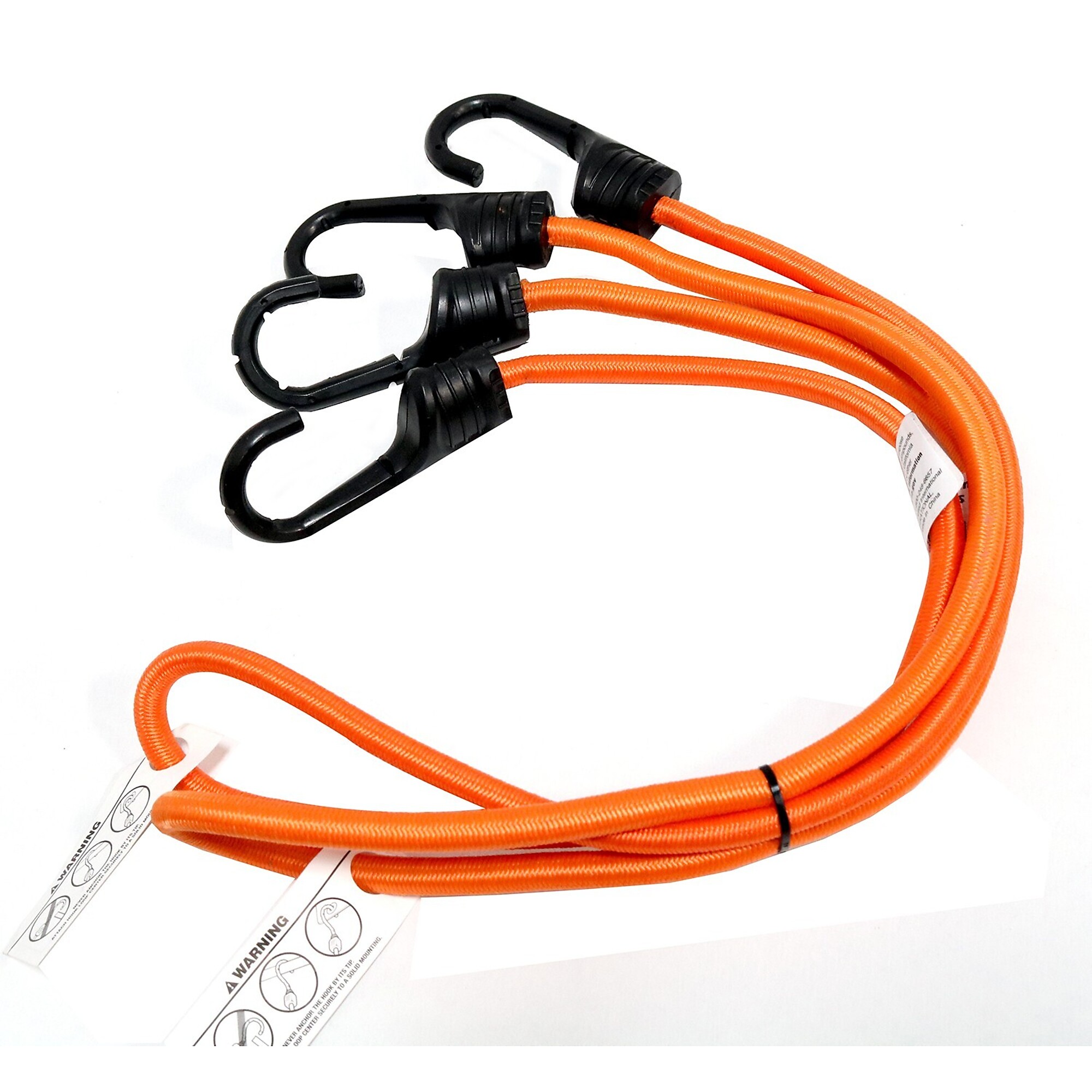 CargoLoc, 2 Pc 36" Bungee Cords with Molded Steel Hooks, Model # 42446