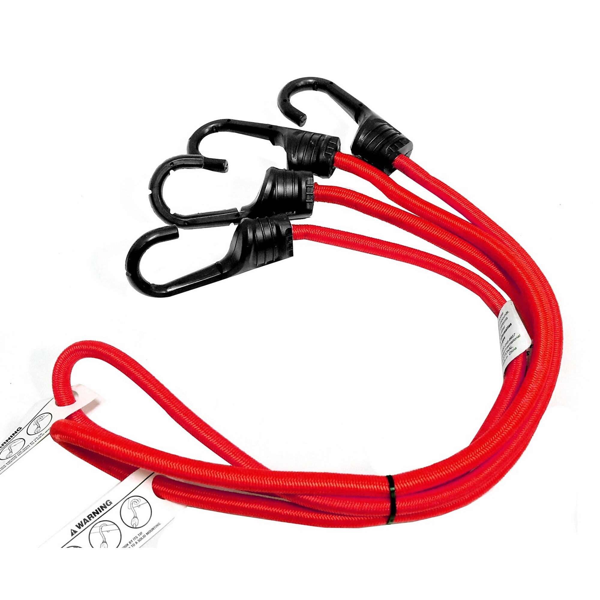 CargoLoc, 2 Pc 24" Bungee Cords with Molded Steel Hooks, Model # 42444