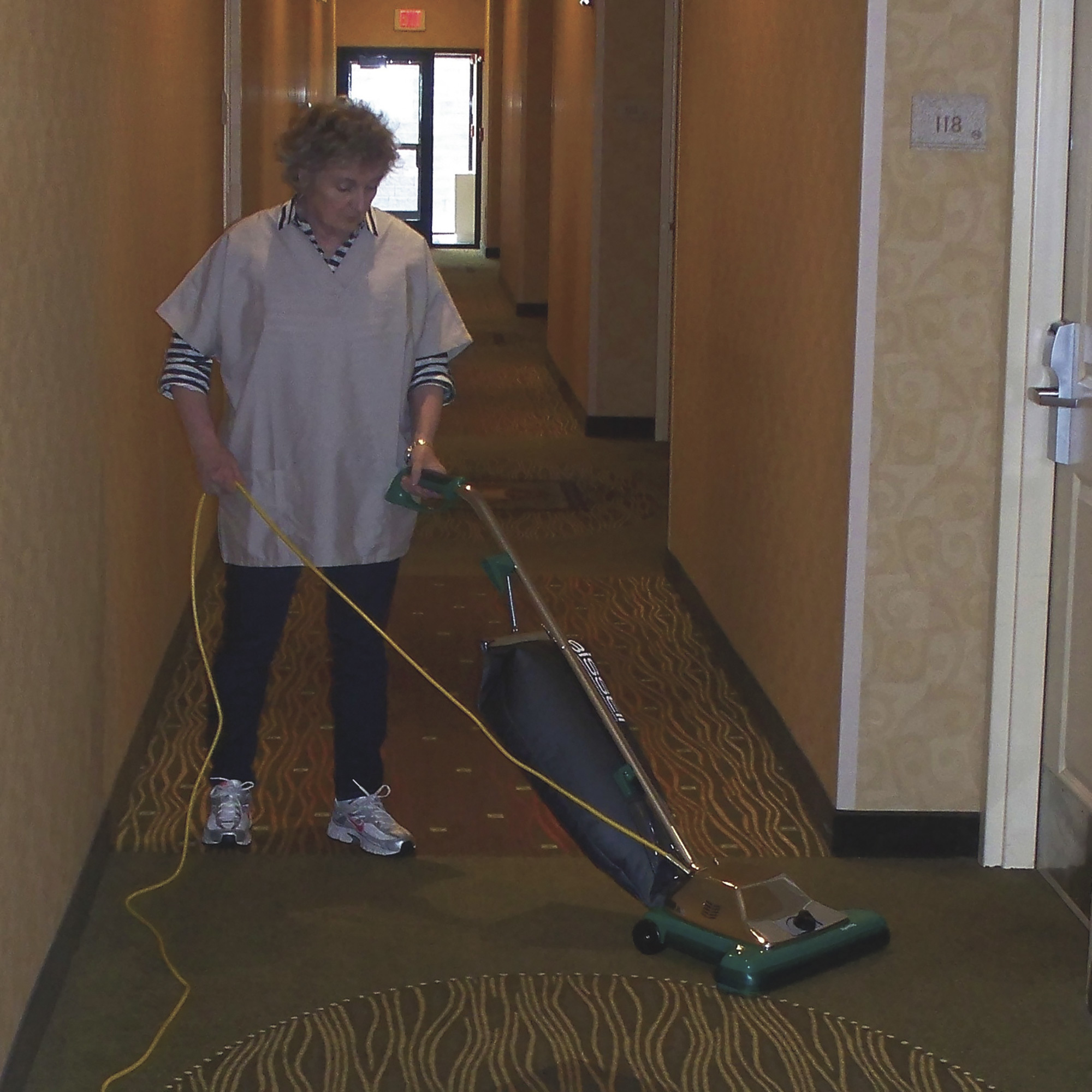 Bissell Big Green 16in.W Commercial Pro Shake Upright Vacuum Cleaner