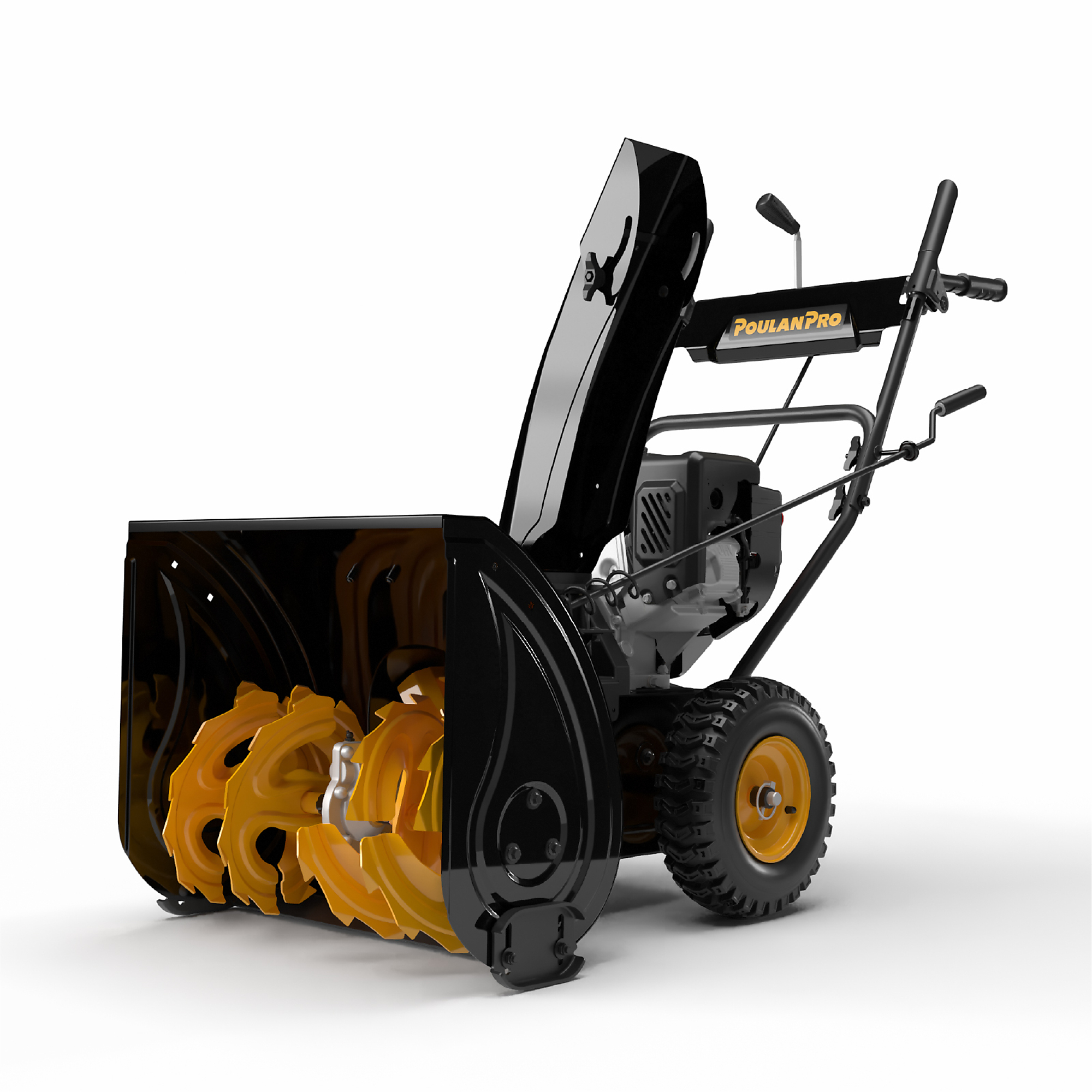 Poulan Pro Two-Stage Gas Snow Blower — 24in. Width, 212cc OHV Engine, Electric Start, 14in. Tires, Model# PR240