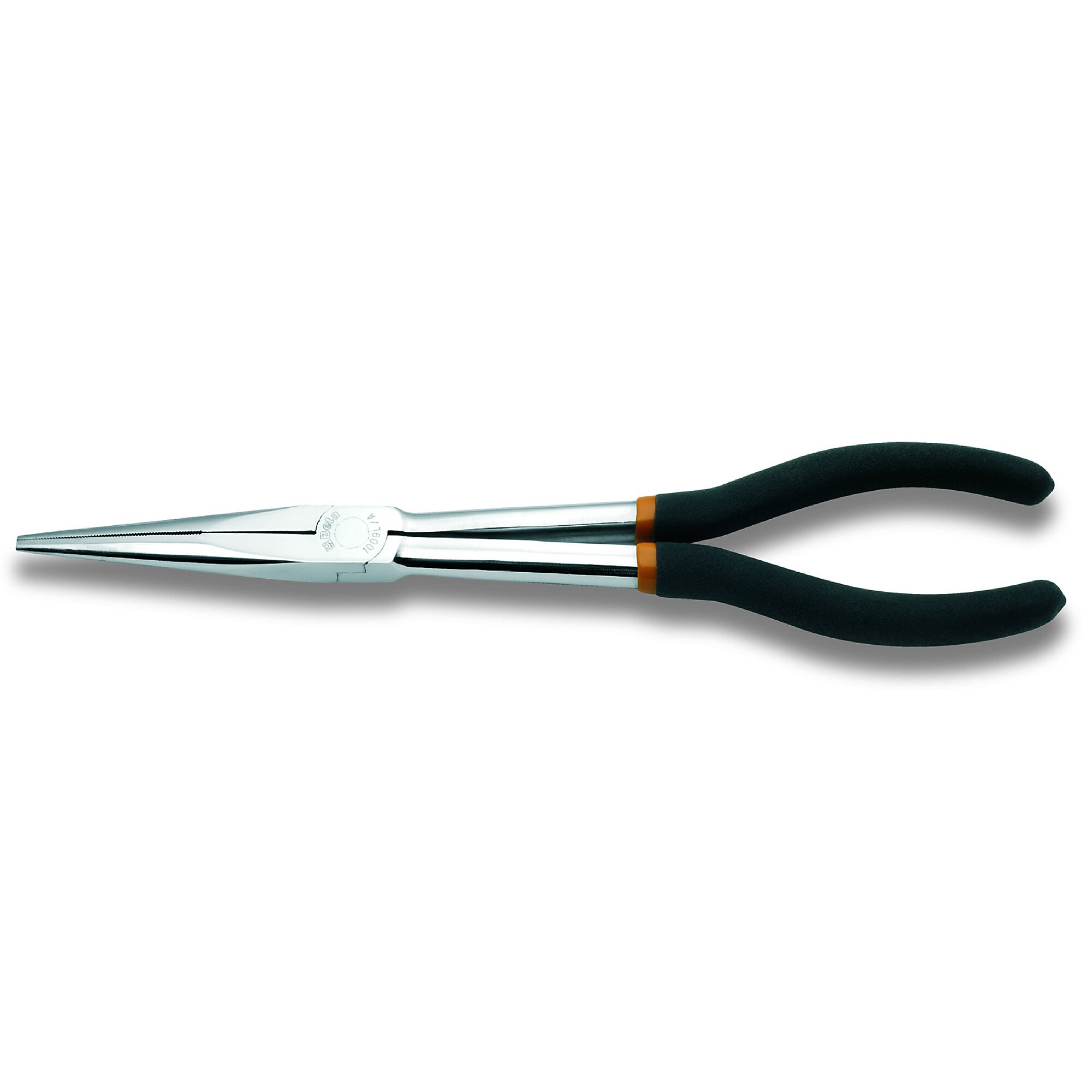 Beta Extra Long Needle Nose Pliers — 283mm, Slip-Proof PVC-Coated Handles, 80mm Jaws, Model# 1009L/A
