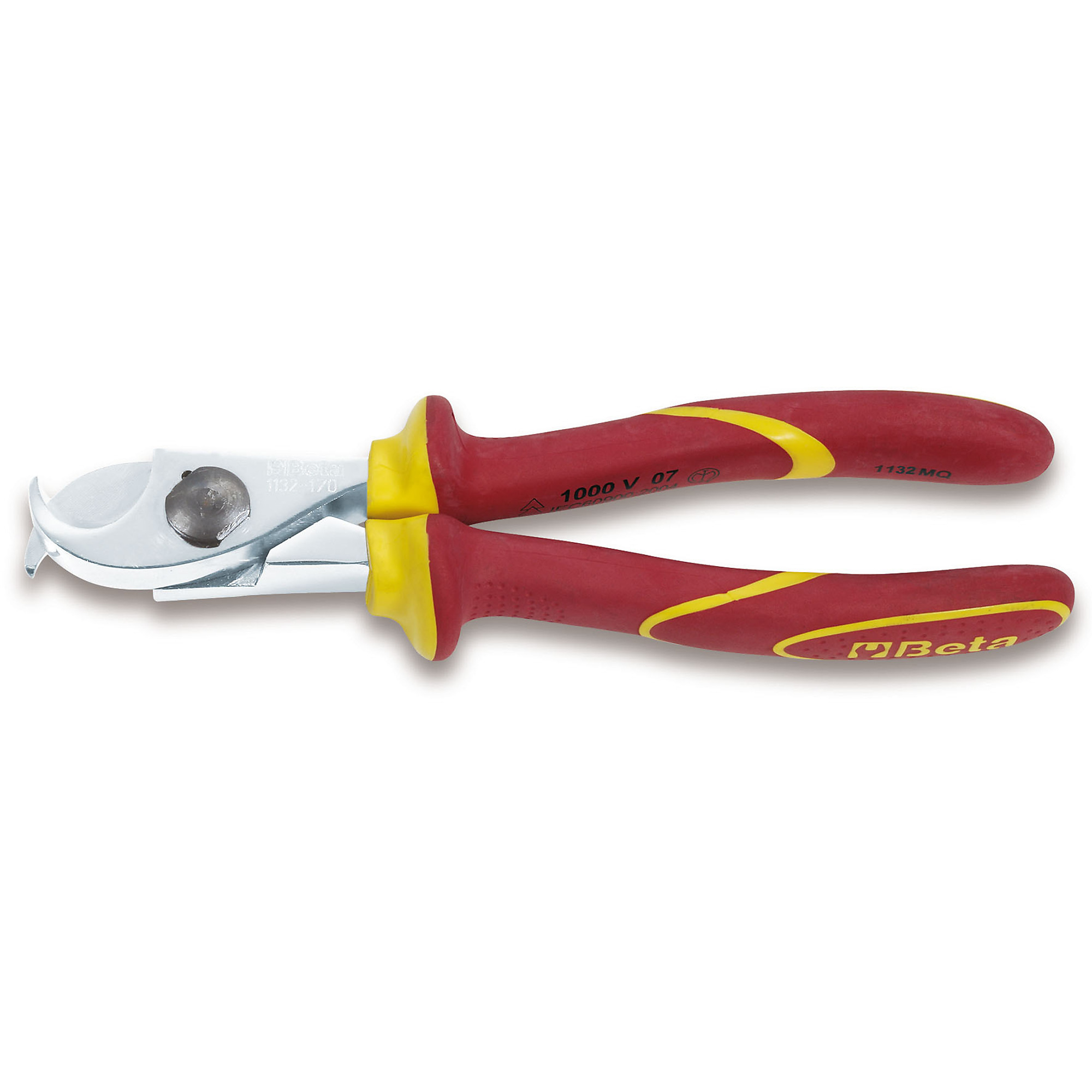 Beta Insulated Cable Cutters — 230mm Length, Non-Slip Handles, Cuts Copper and Aluminum, Model# 1132MQ 230