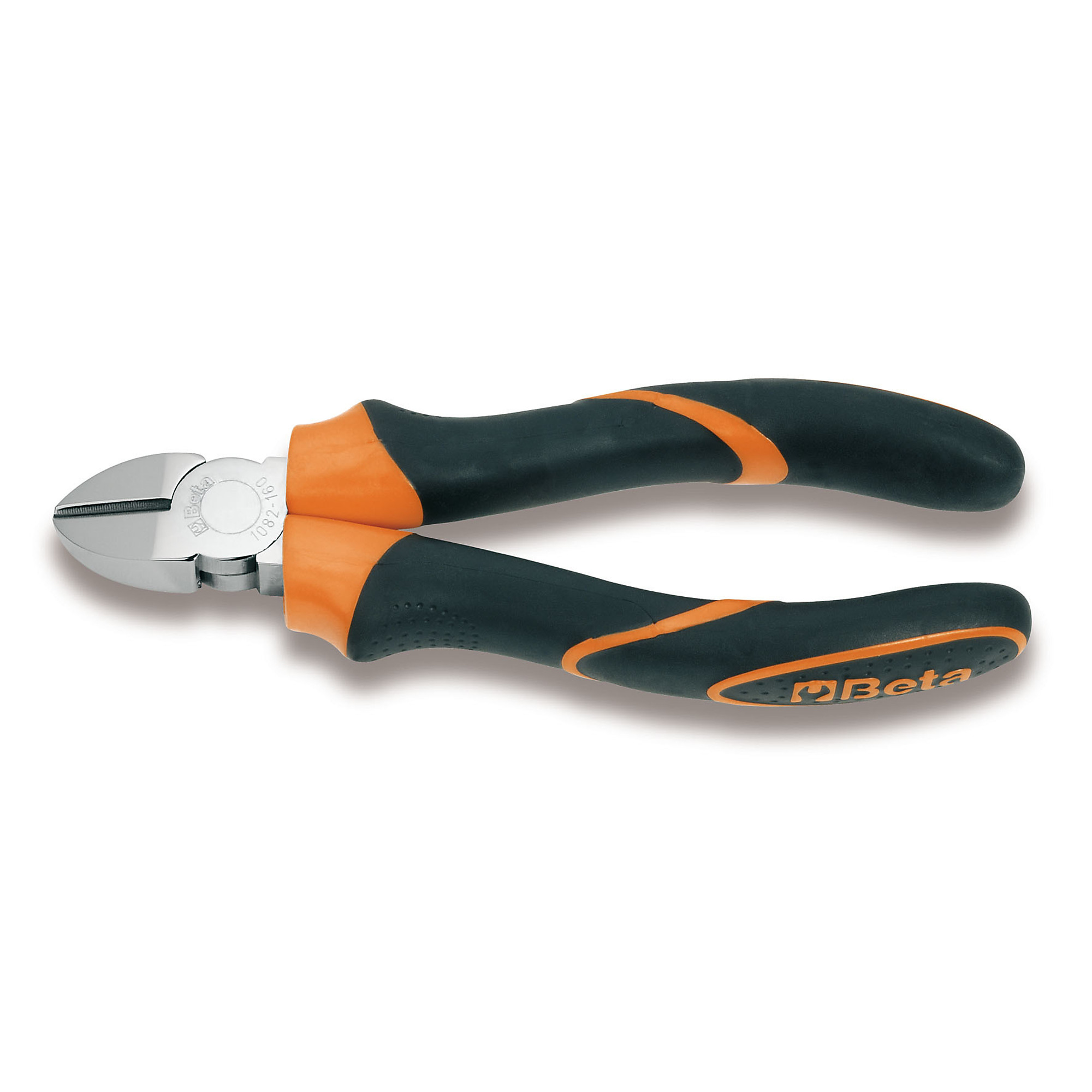 Beta Diagonal Cutting Pliers — 160mm OAL, 22mm Jaw Length, 28mm Jaw Width, Bi-Material Handles, Model# 1082BM 160