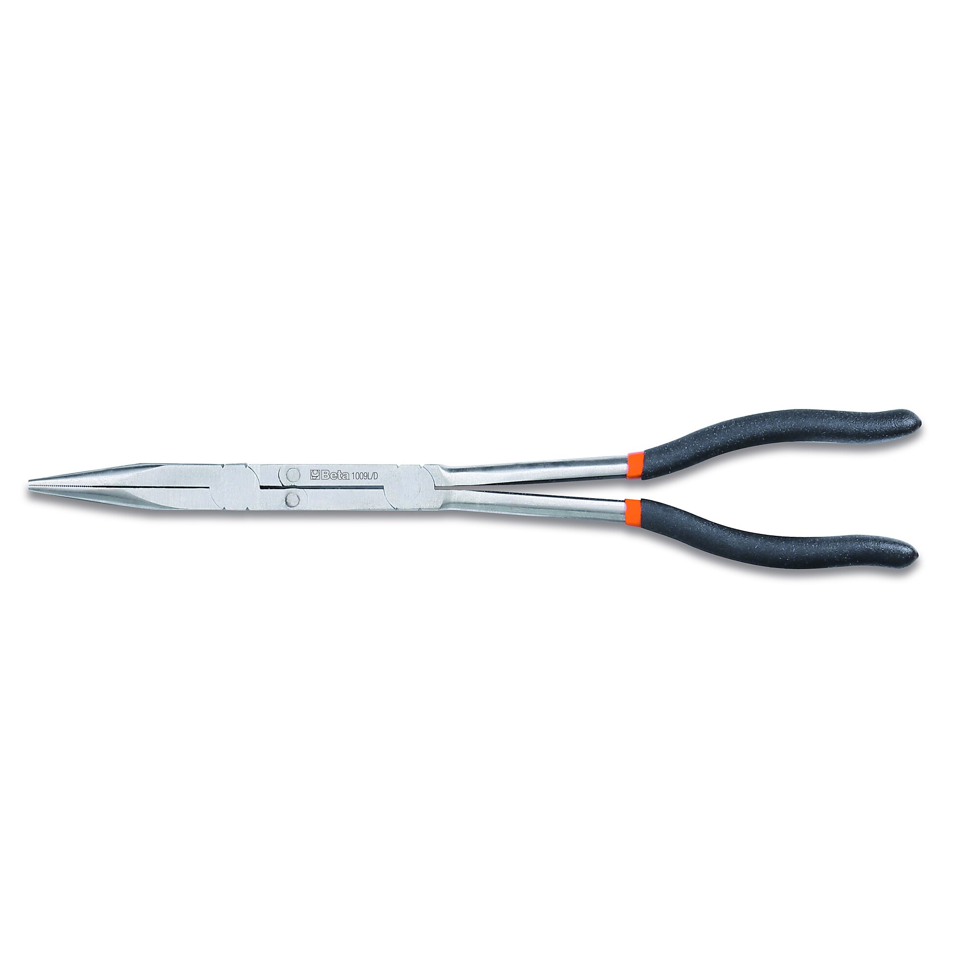 Beta Extra-Long Double Swivel Needle Nose Pliers — 13.46in. Length, Knurled, Slip-Proof PVC-Coated Handles, Model# 1009L/D