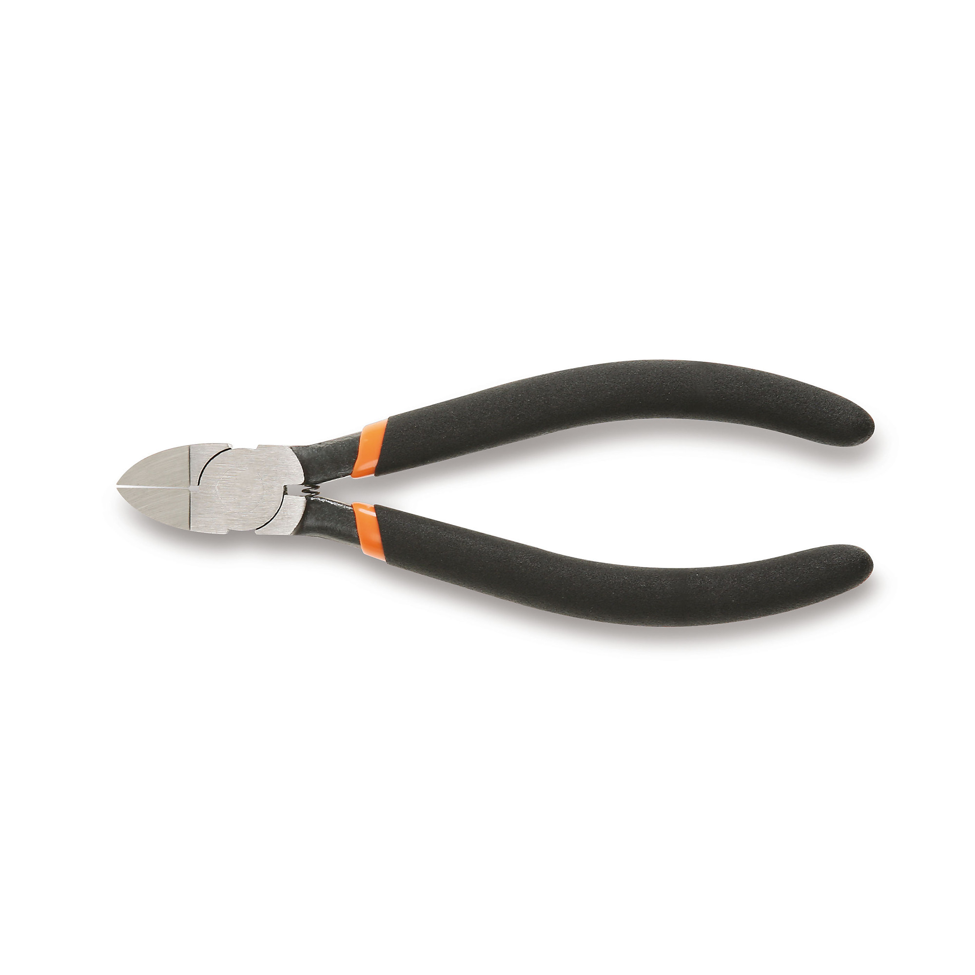 Beta Diagonal Flush Cutting Pliers — 15° Angled Jaws, 7/8in. Length, PVC Coated Handles, 160mm, Model# 1080D 15