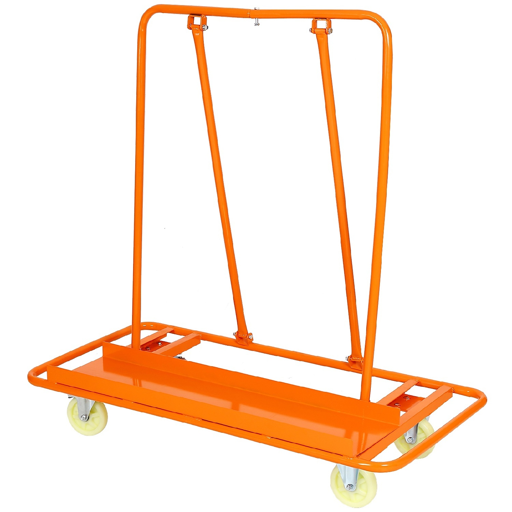 BlackTeck Heavy-Duty Drywall Cart — 1600-Lb. Capacity, Beveled Edges, Swivel Casters with Brake, Model# N2-40330