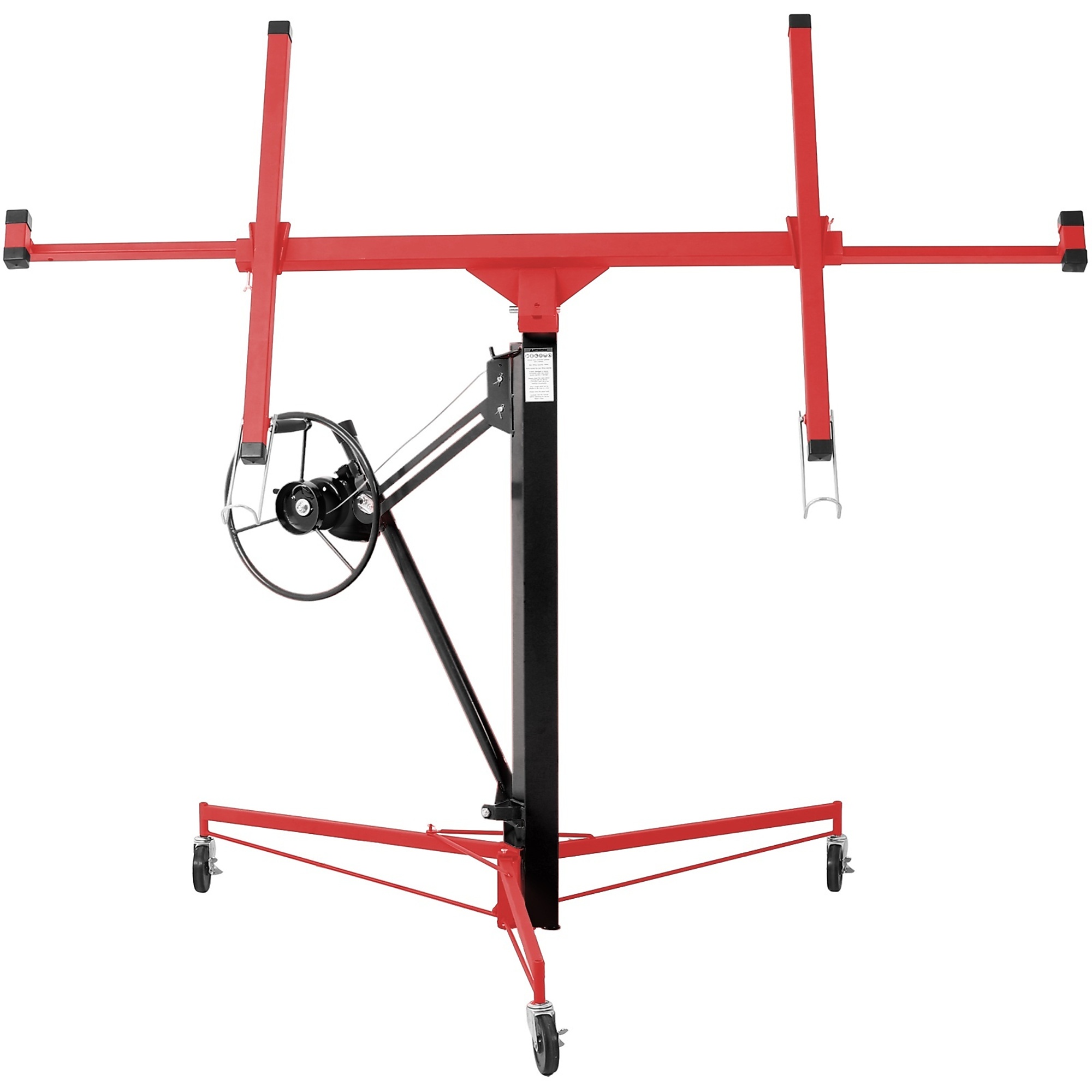 BlackTeck Drywall Panel Hoist — 11ft., 150-Lb. Capacity, Telescopic Arm, Red and Black, Model# N2-121422